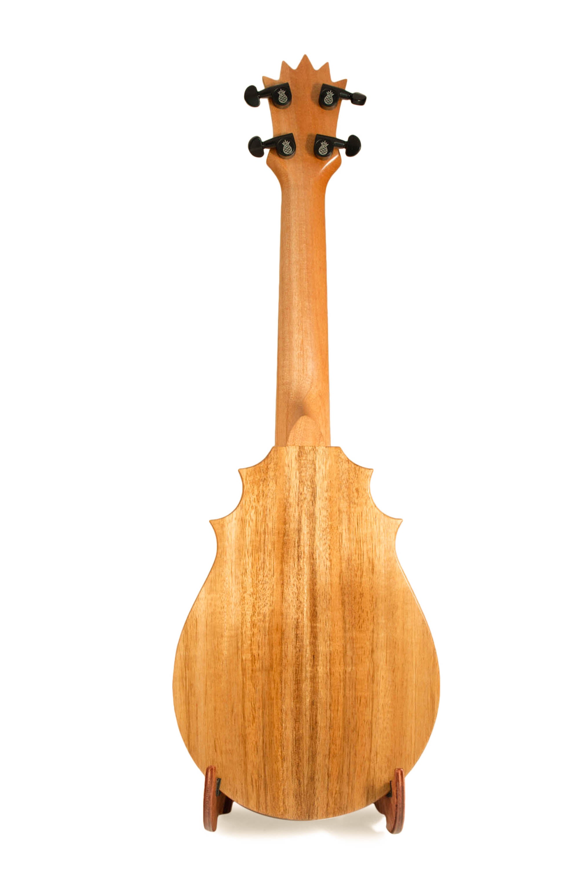 UkeSA Pineapple Sunday Opio Concert Ukulele Solid Acacia "Alexander the Great" by Pops KoAloha (DISCOUNTED $387)