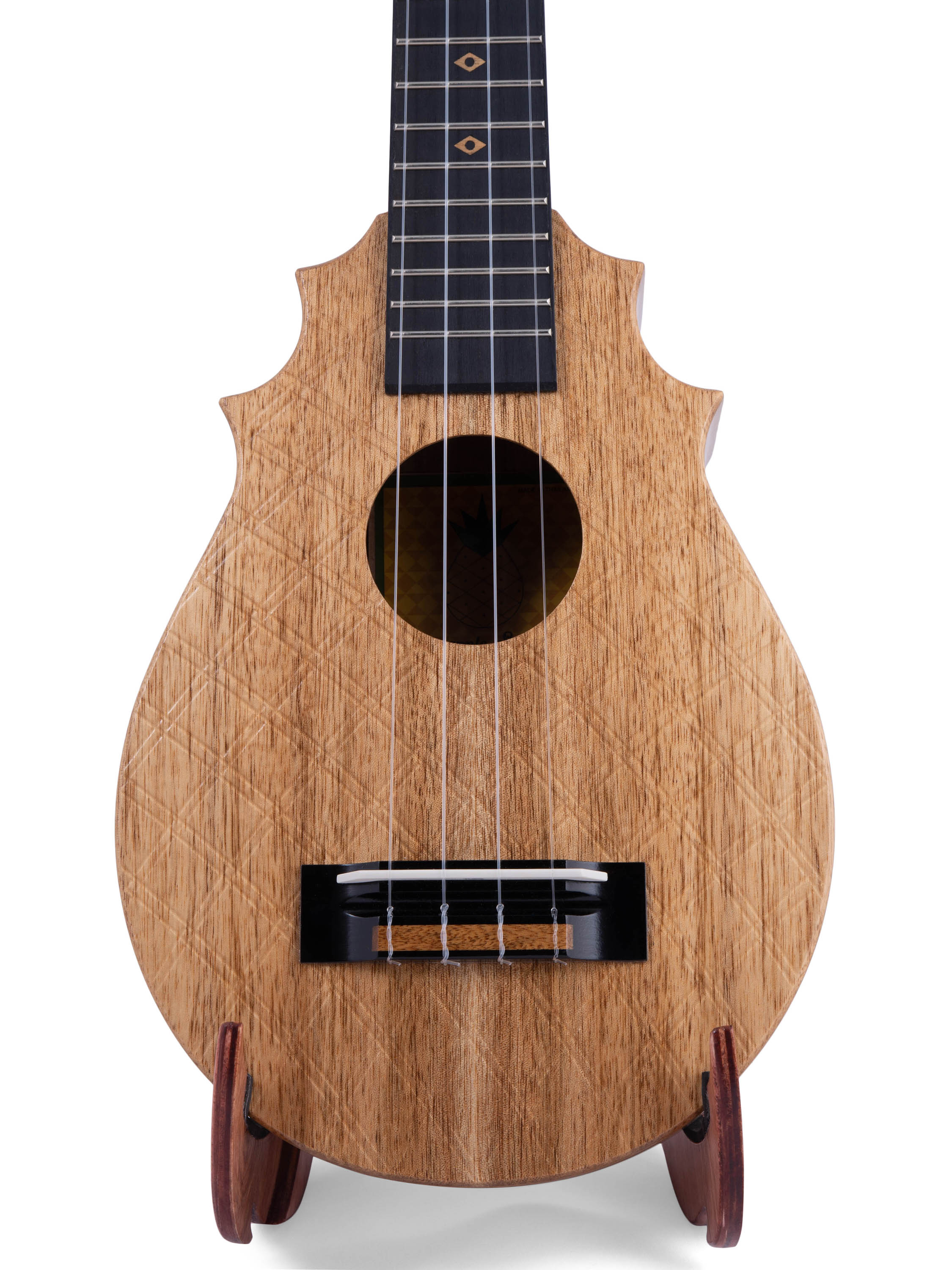 UkeSA Pineapple Sunday Opio Concert Ukulele Solid Acacia "Augustus" by Pops KoAloha (DISCOUNTED $387)