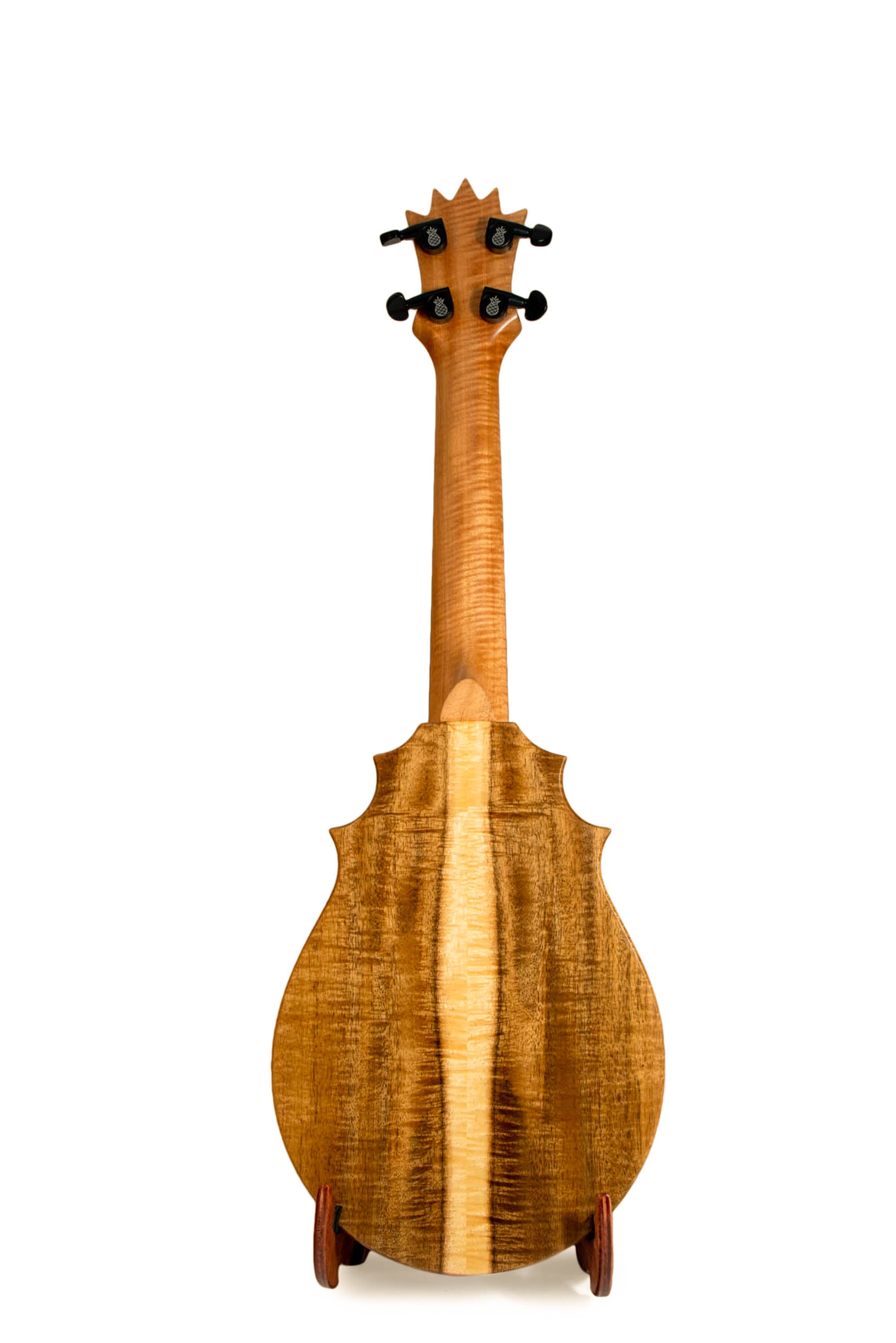 UkeSA Pineapple Sunday Opio Concert Ukulele Solid Acacia "Aurelius" by Pops KoAloha (DISCOUNTED $387)