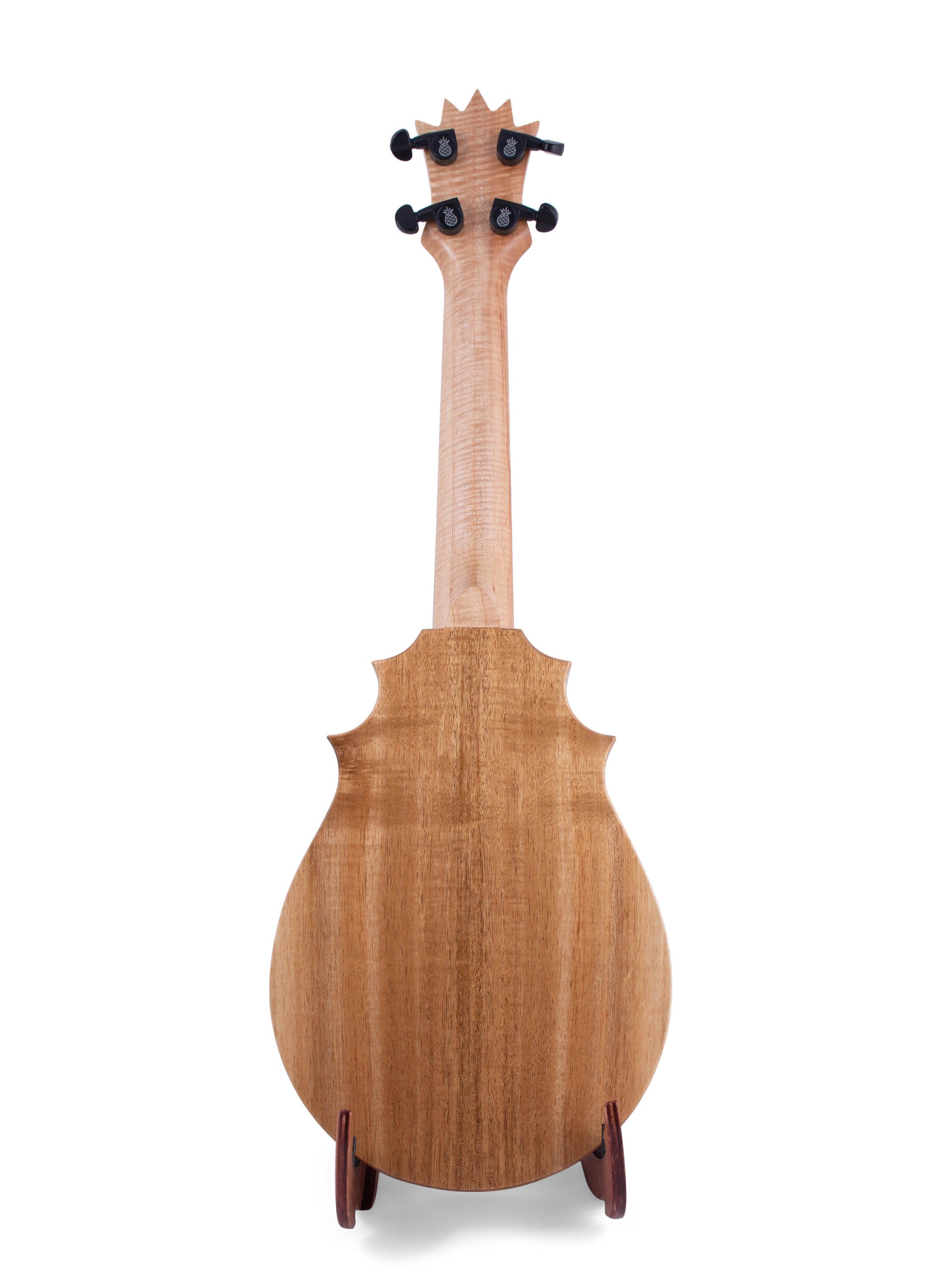 UkeSA Pineapple Sunday Opio Concert Ukulele Solid Acacia "Caesar" by Pops KoAloha (DISCOUNTED $387)