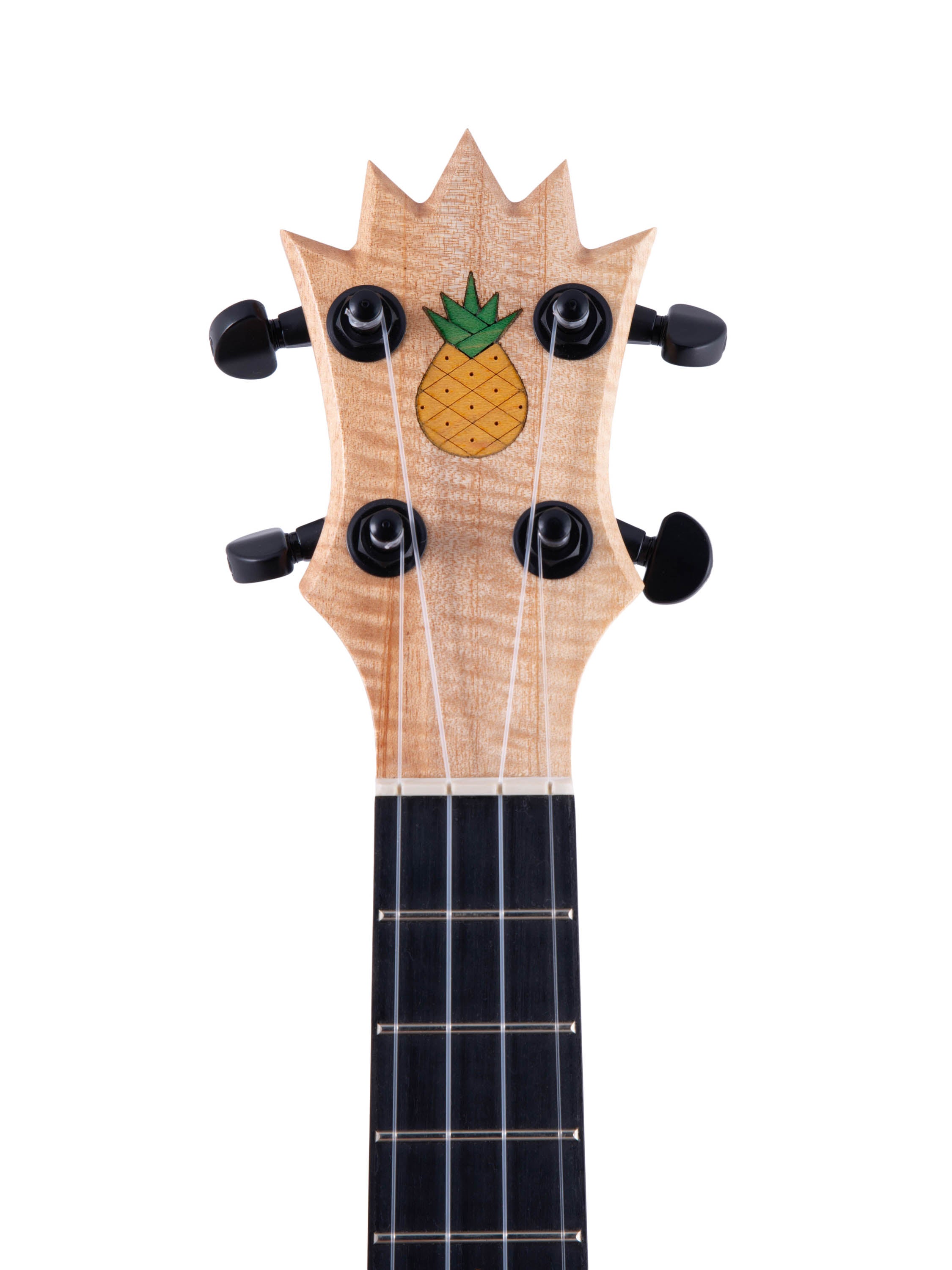 UkeSA Pineapple Sunday Opio Concert Ukulele Solid Acacia "Caesar" by Pops KoAloha (DISCOUNTED $387)