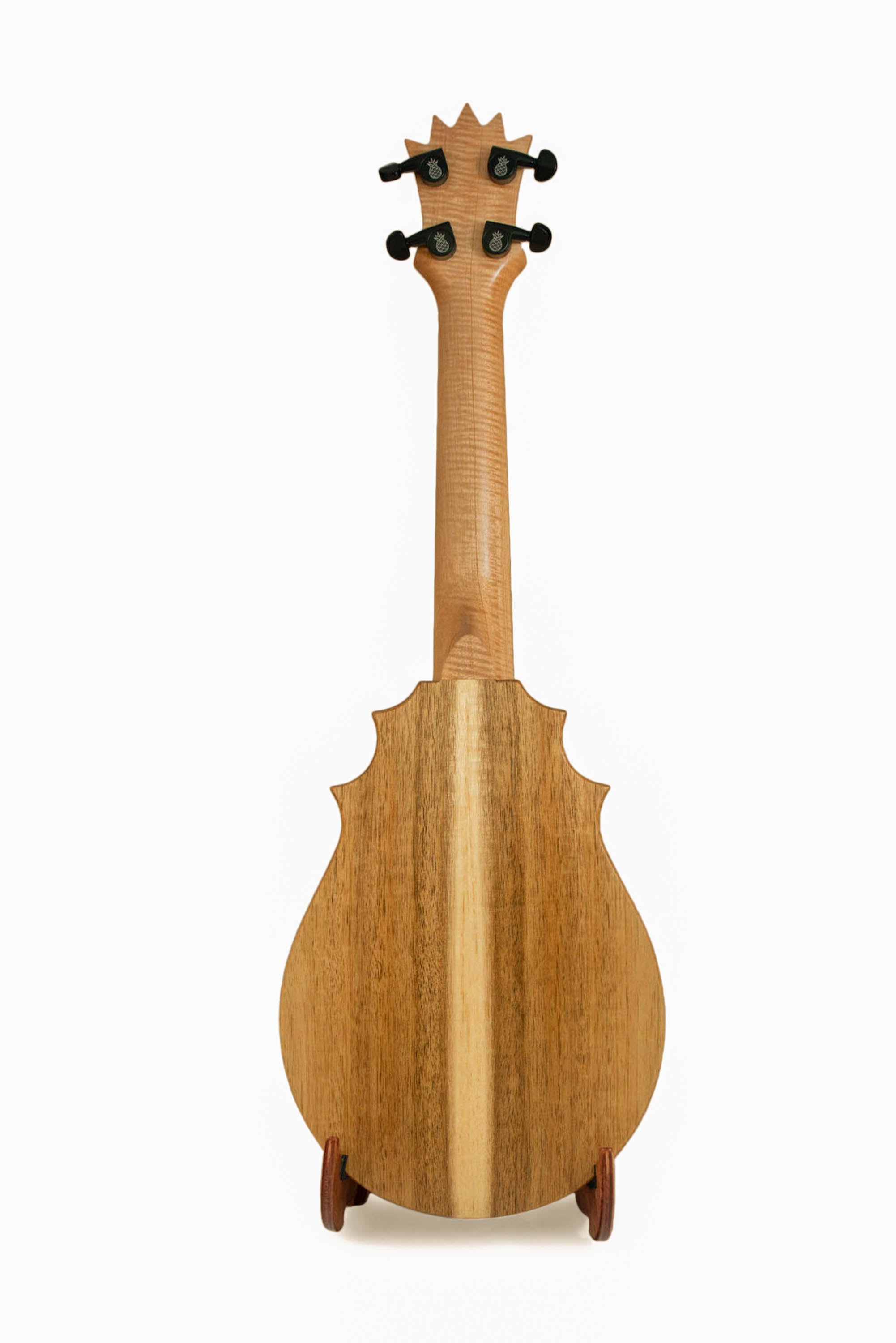 UkeSA Pineapple Sunday Opio Concert Ukulele Solid Acacia "Caspian" by Pops KoAloha (DISCOUNTED $387)