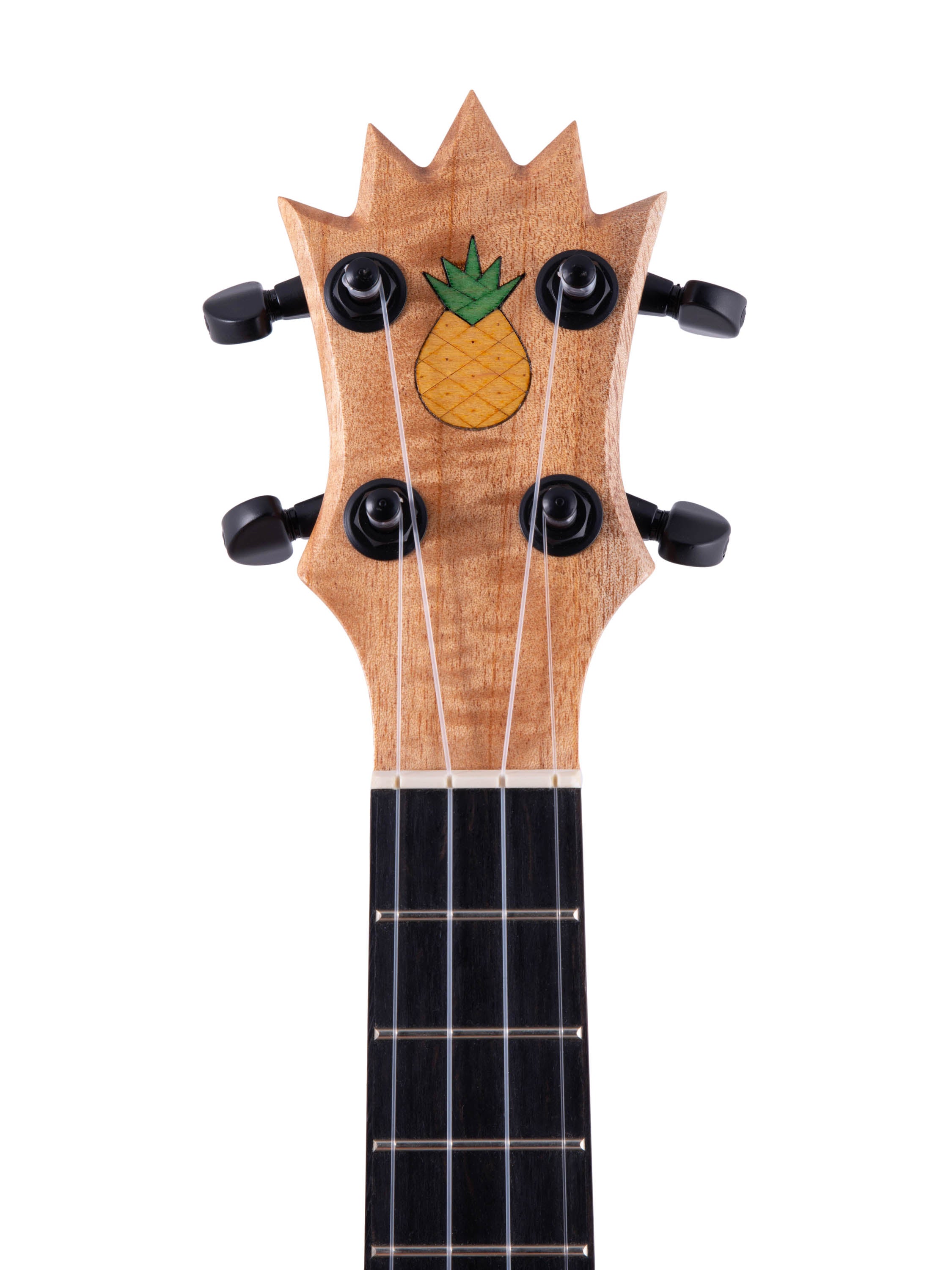 UkeSA Pineapple Sunday Opio Concert Ukulele Solid Acacia "Charlemagne" by Pops KoAloha (DISCOUNTED $387)