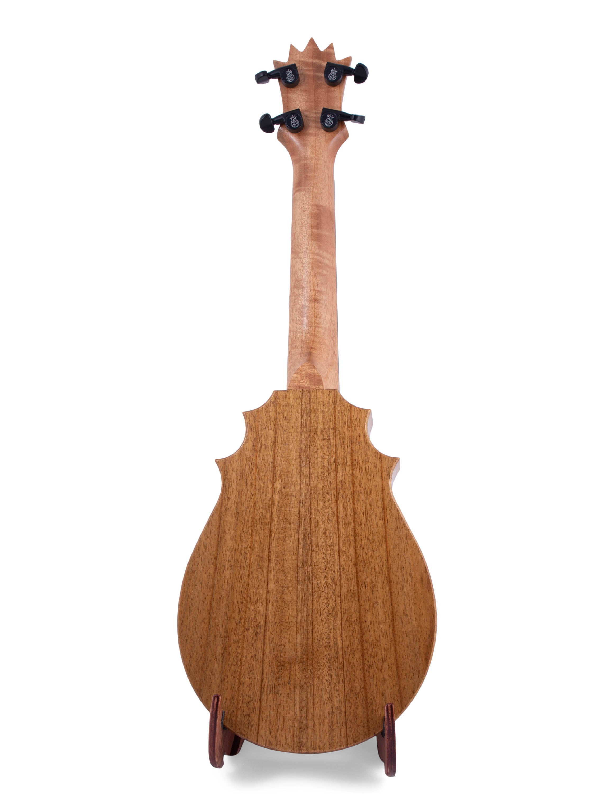 UkeSA Pineapple Sunday Opio Concert Ukulele Solid Acacia "Charlemagne" by Pops KoAloha (DISCOUNTED $387)