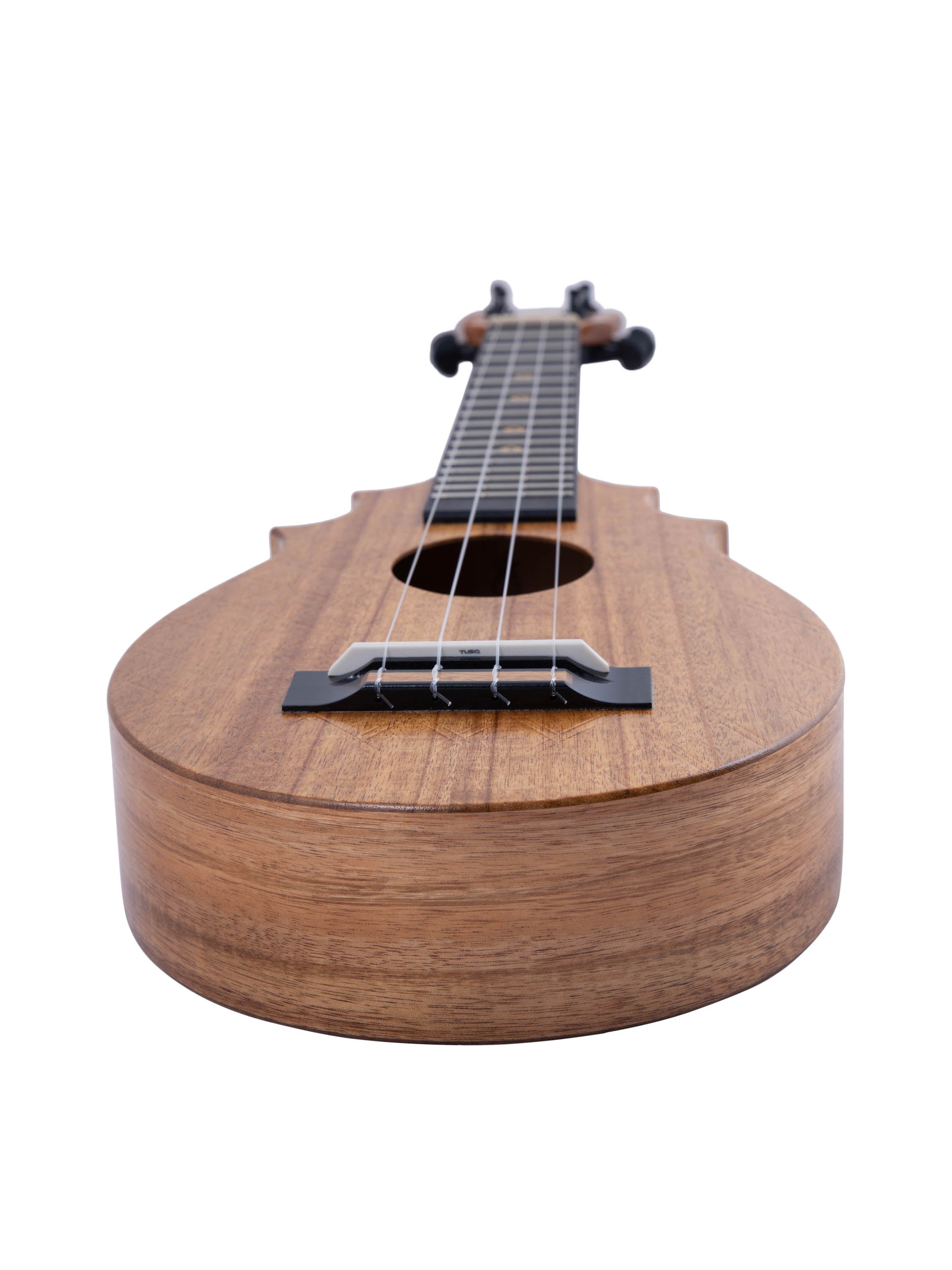 UkeSA Pineapple Sunday Opio Concert Ukulele Solid Acacia "Charlemagne" by Pops KoAloha (DISCOUNTED $387)