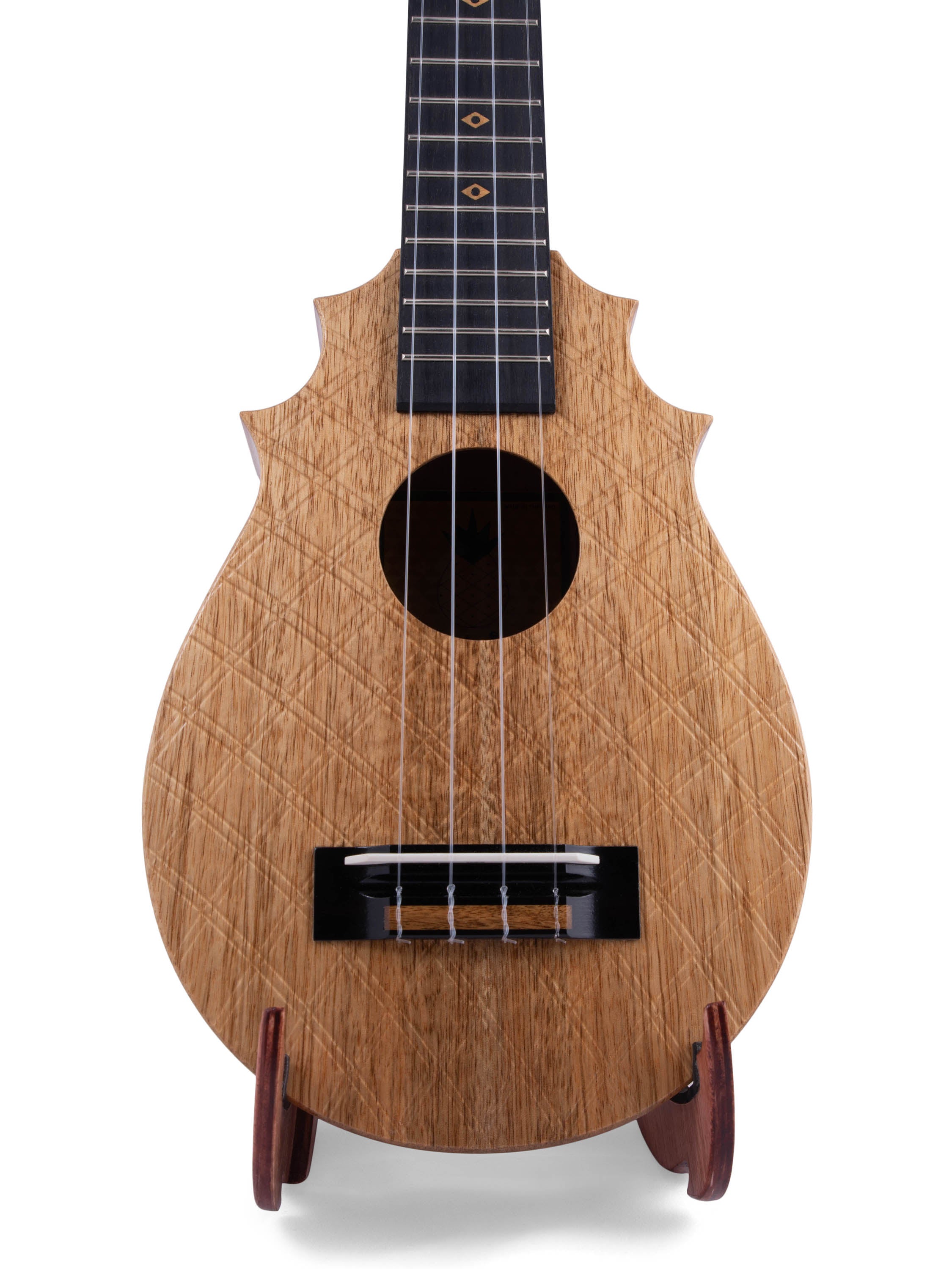 UkeSA Pineapple Sunday Opio Concert Ukulele Solid Acacia "Constantine" by Pops KoAloha (DISCOUNTED $387)