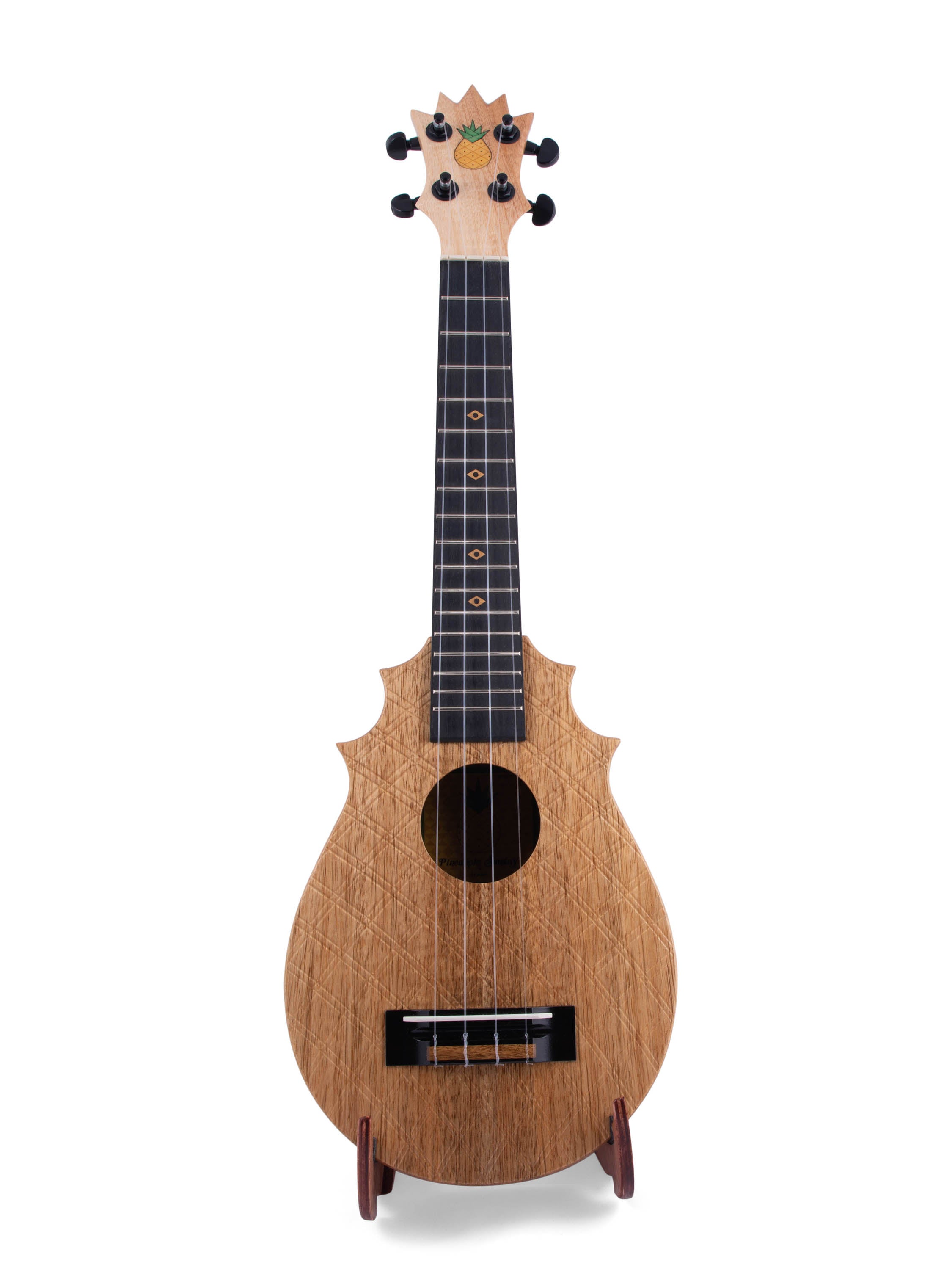 UkeSA Pineapple Sunday Opio Concert Ukulele Solid Acacia "Constantine" by Pops KoAloha (DISCOUNTED $387)