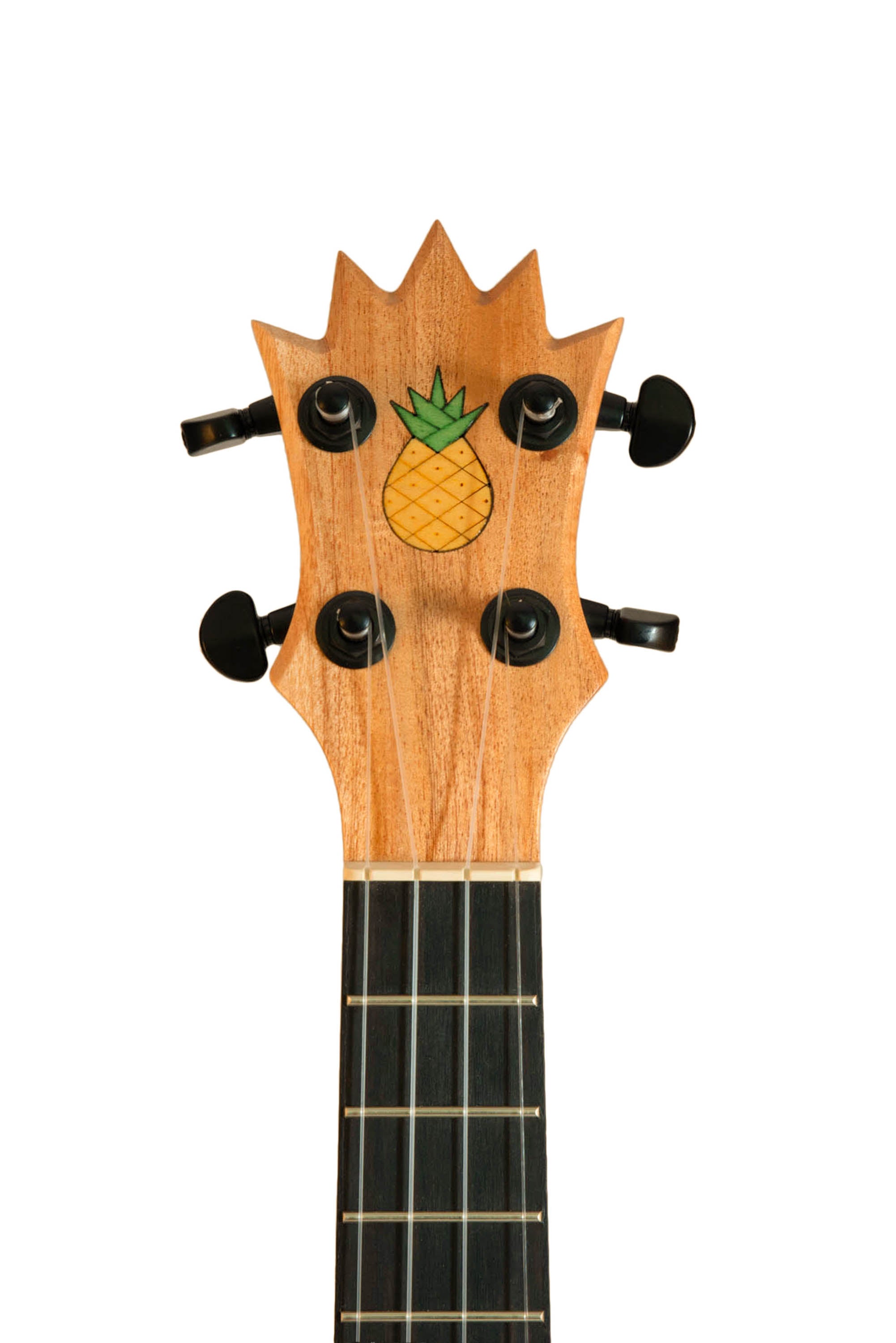 UkeSA Pineapple Sunday Opio Concert Ukulele Solid Acacia "Ferdinand" by Pops KoAloha (DISCOUNTED $387)