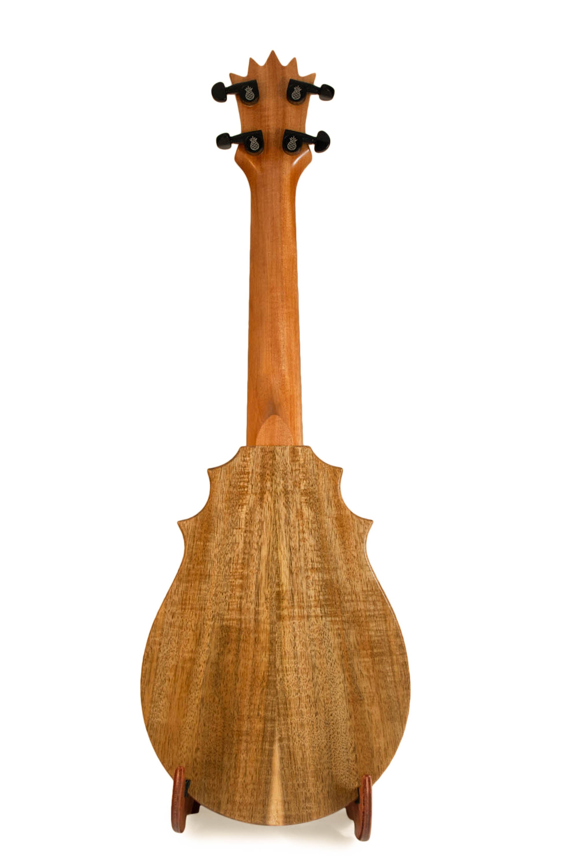 UkeSA Pineapple Sunday Opio Concert Ukulele Solid Acacia "Ferdinand" by Pops KoAloha (DISCOUNTED $387)
