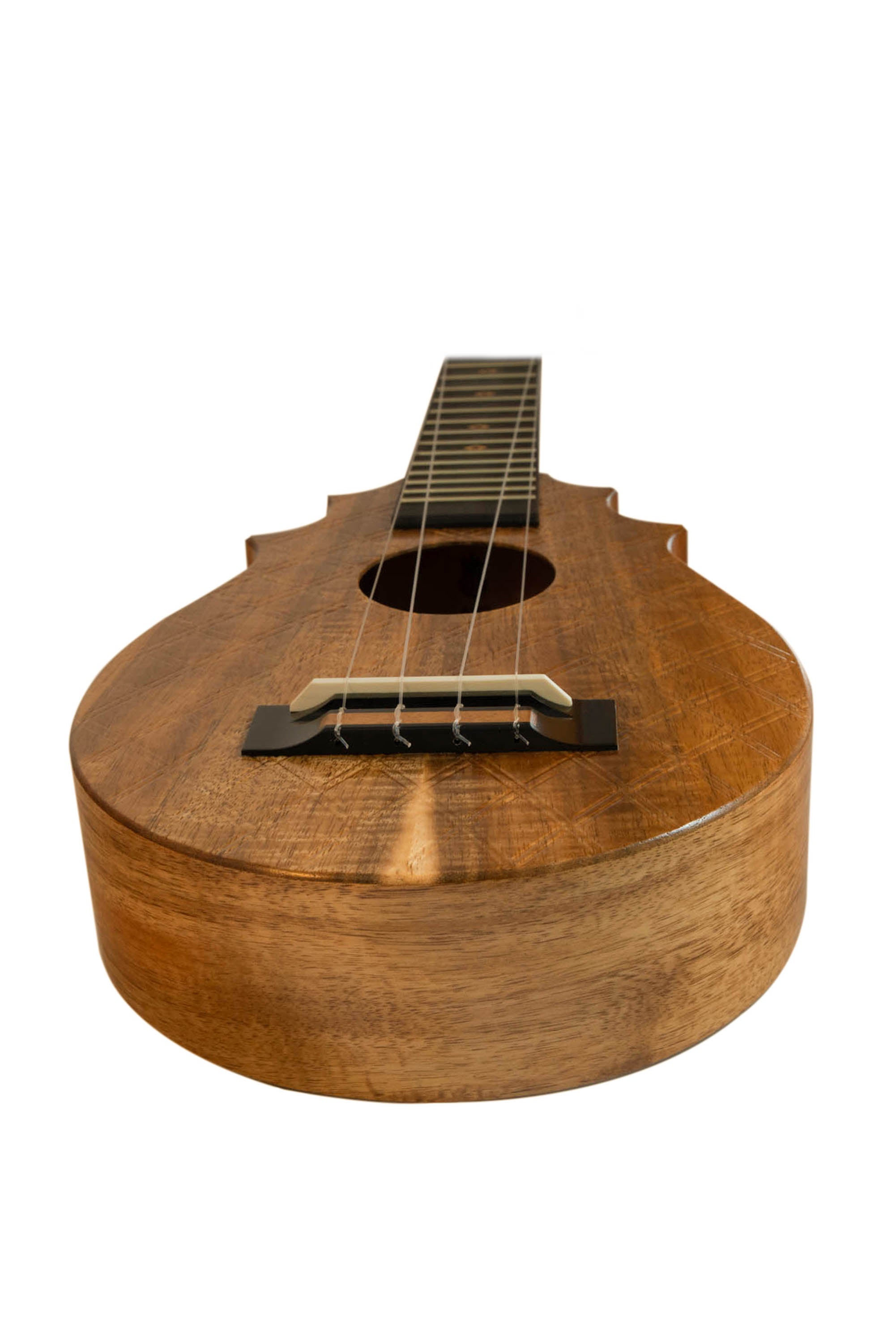 UkeSA Pineapple Sunday Opio Concert Ukulele Solid Acacia "King Alfred" by Pops KoAloha (DISCOUNTED $387)
