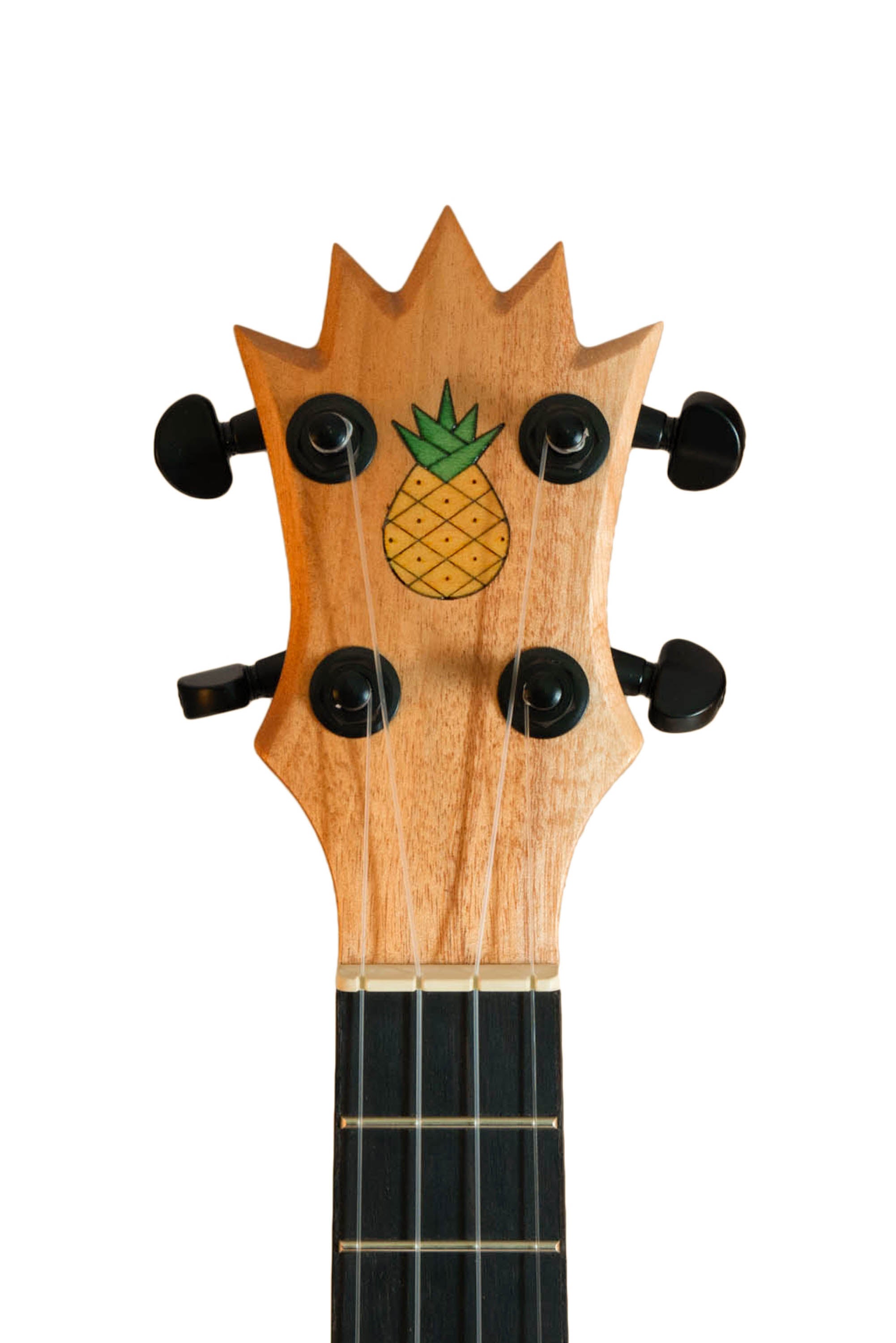 UkeSA Pineapple Sunday Opio Concert Ukulele Solid Acacia "King Alfred" by Pops KoAloha (DISCOUNTED $387)