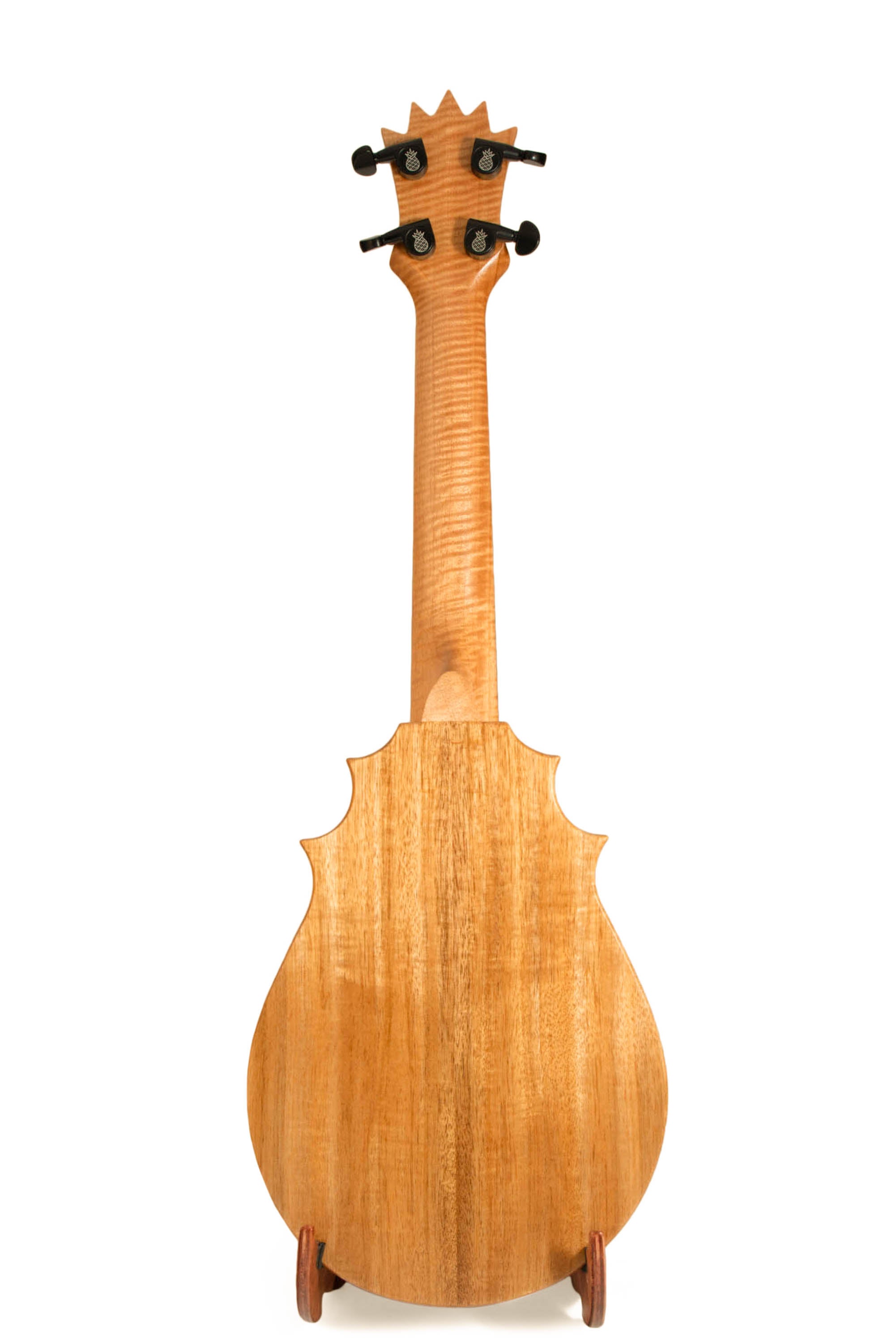 UkeSA Pineapple Sunday Opio Concert Ukulele Solid Acacia "Louis XIV" by Pops KoAloha (DISCOUNTED $387)