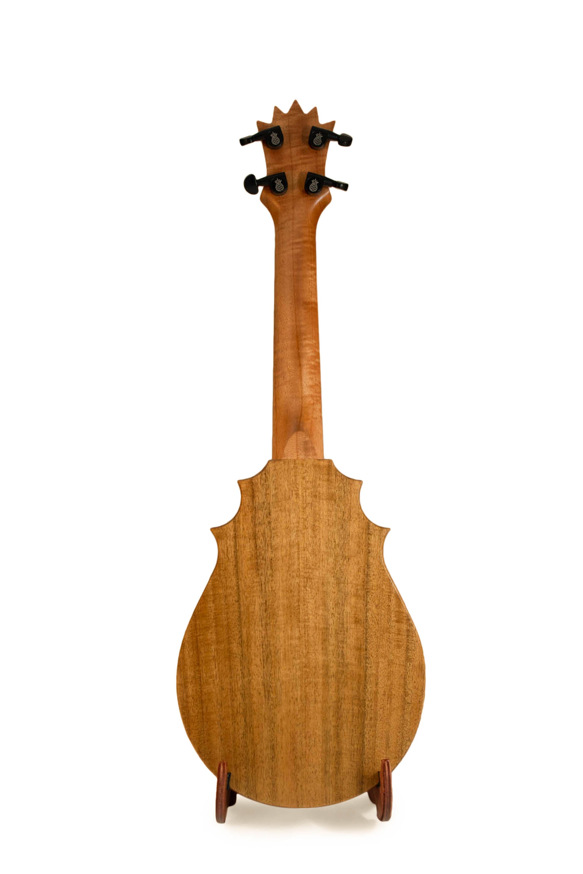 UkeSA Pineapple Sunday Opio Concert Ukulele Solid Acacia "Magnus" by Pops KoAloha (DISCOUNTED $387)