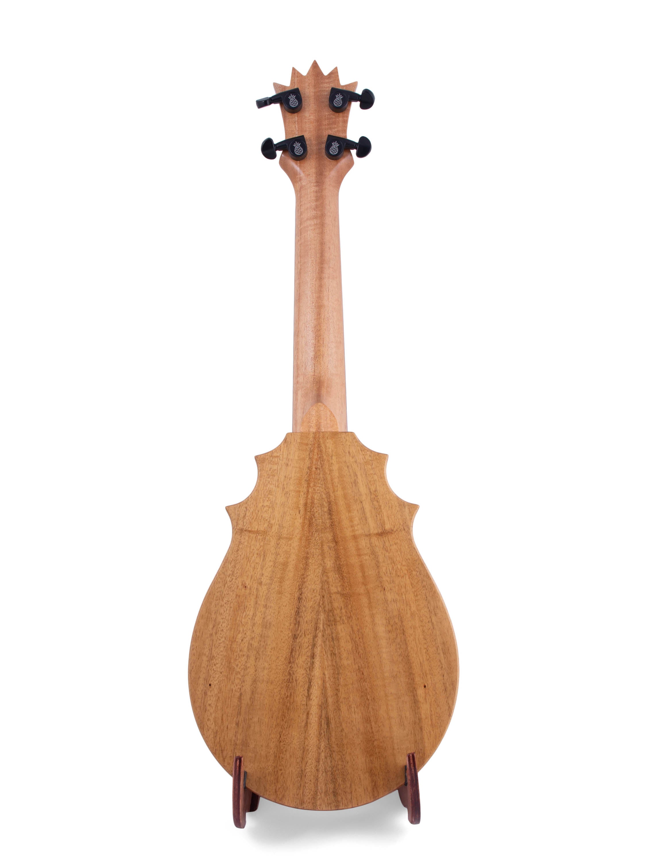 UkeSA Pineapple Sunday Opio Concert Ukulele Solid Acacia "Splash" by Pops KoAloha (DISCOUNTED $387)