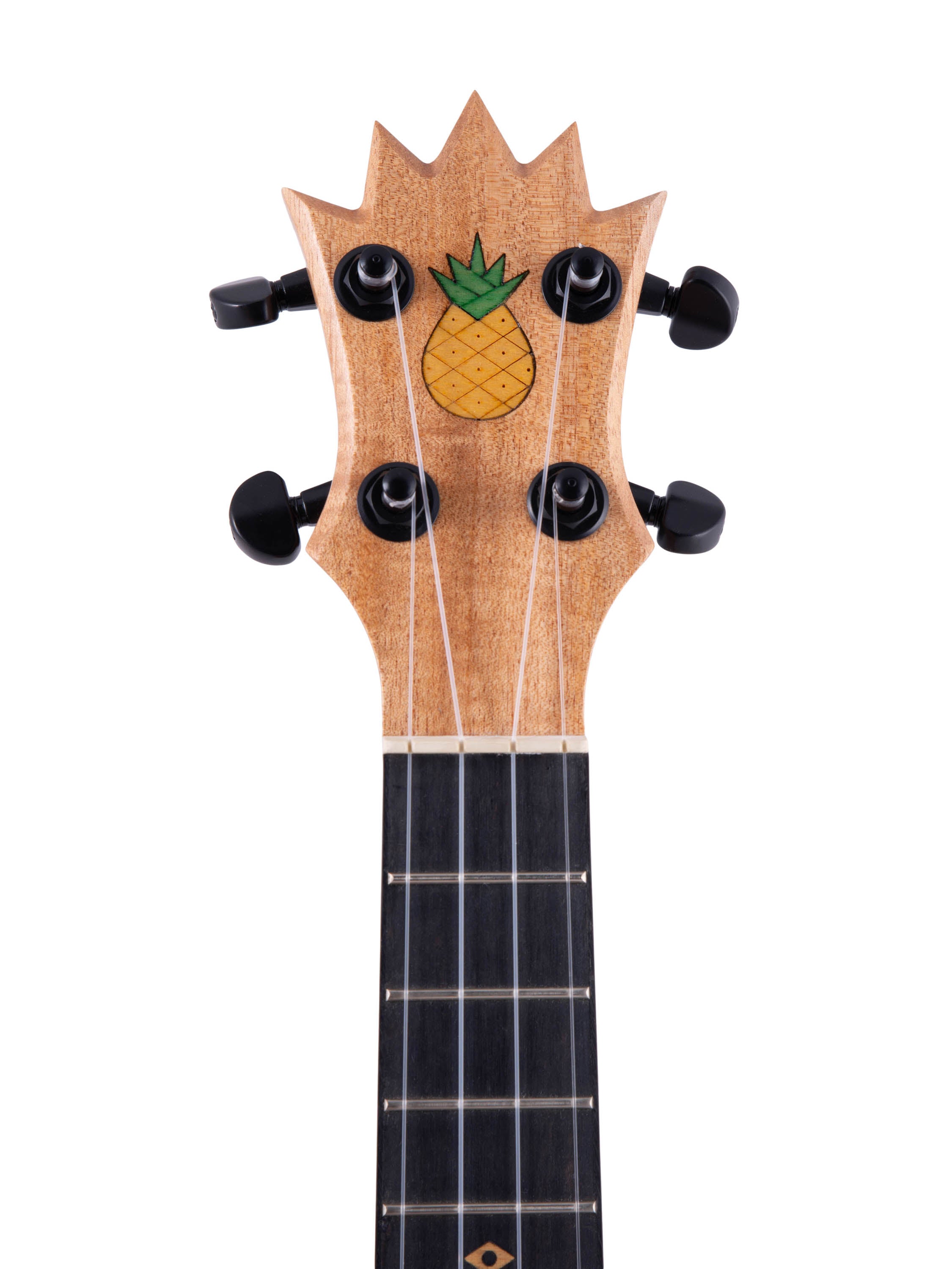UkeSA Pineapple Sunday Opio Concert Ukulele Solid Acacia "Splash" by Pops KoAloha (DISCOUNTED $387)