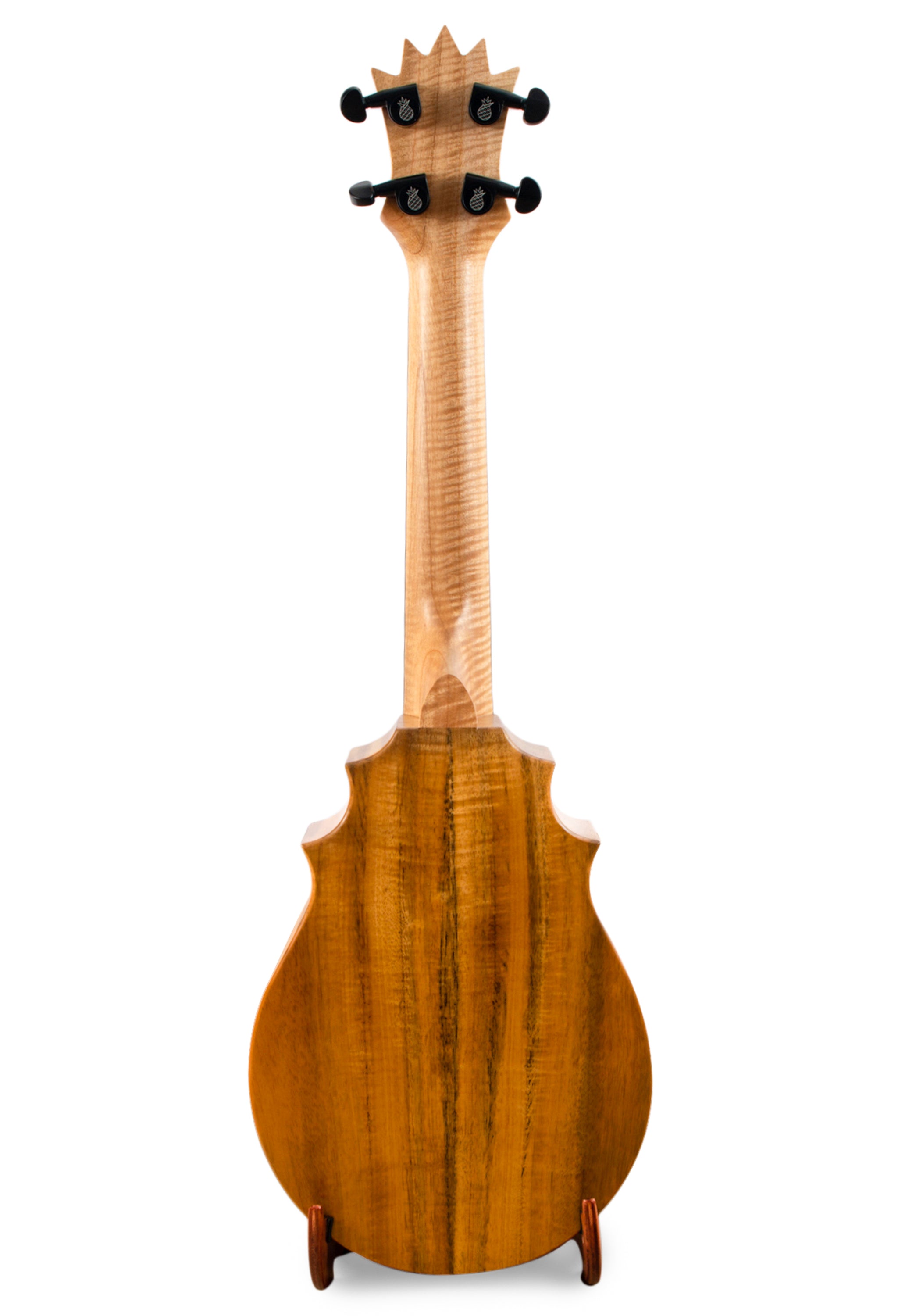 UkeSA Pineapple Sunday Opio Concert Ukulele Solid Acacia "Henry VI" by Pops KoAloha (DISCOUNTED $387)
