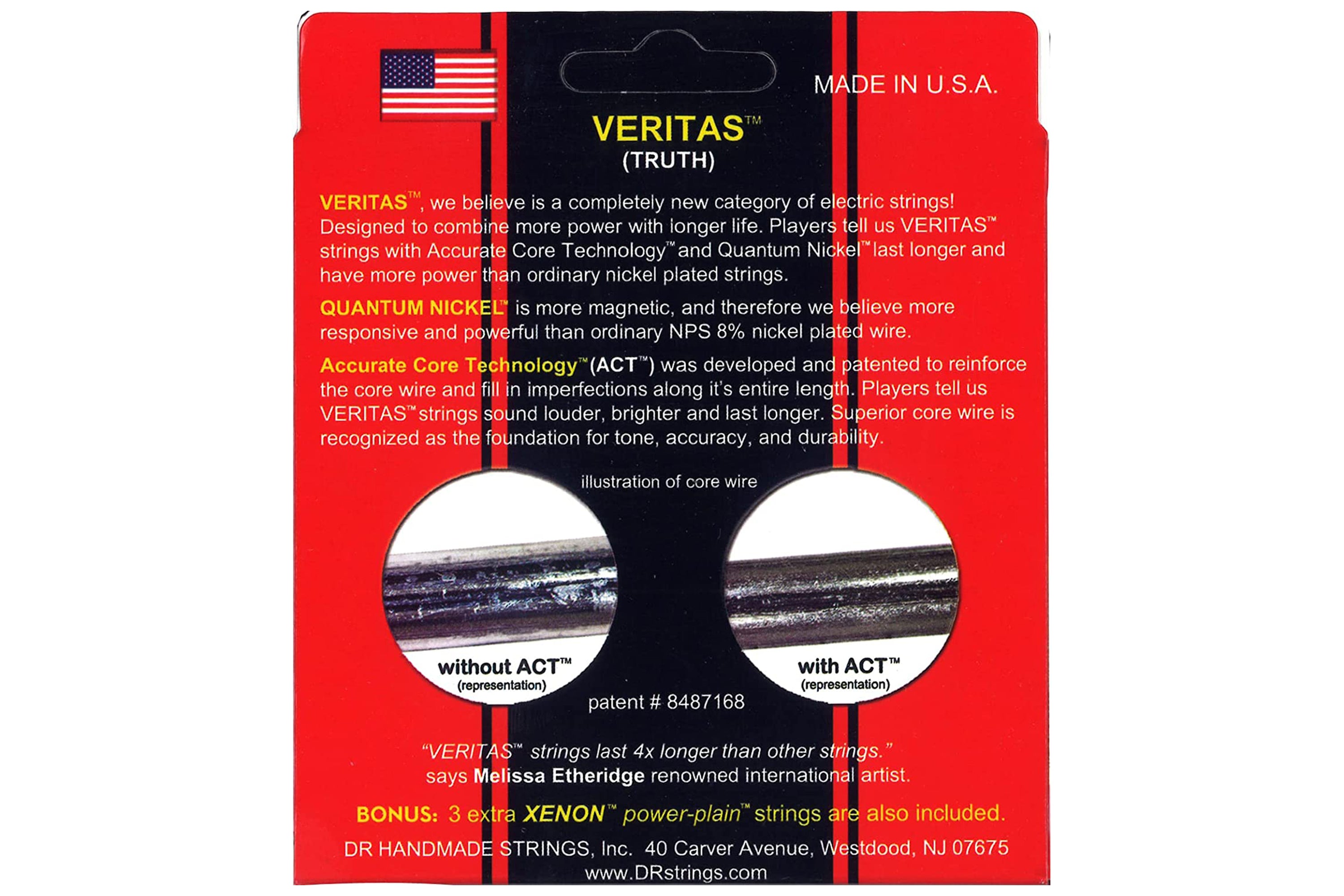 DR Strings Veritas Quantum Nickel 9-42 Electric Guitar Strings