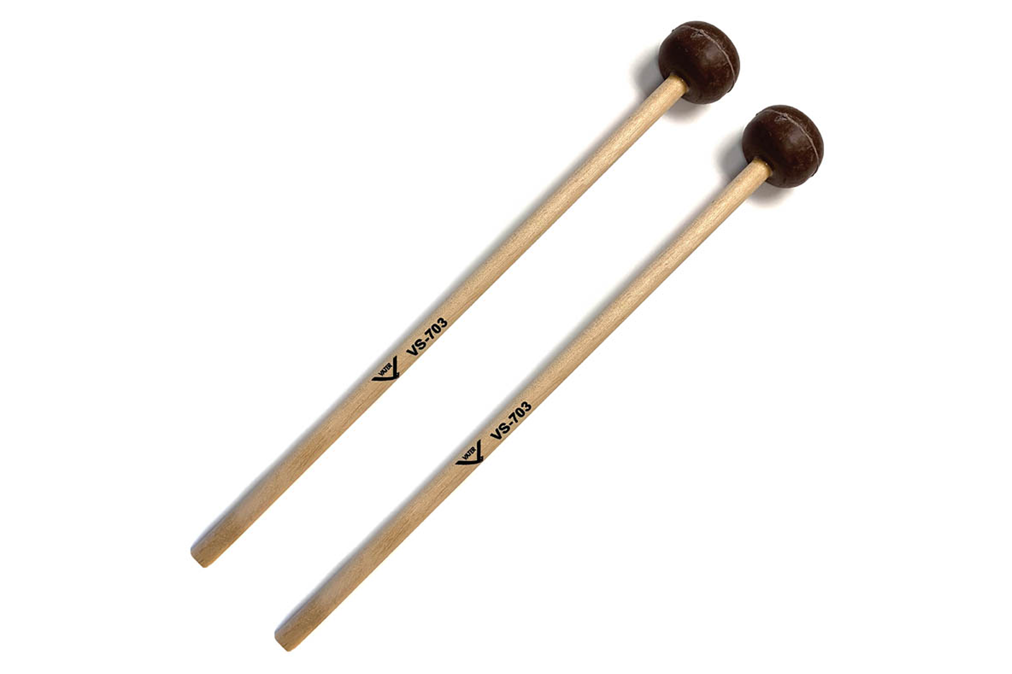 Vater VS-703 Set of Medium Soft Birch Mallets with Rubber Heads
