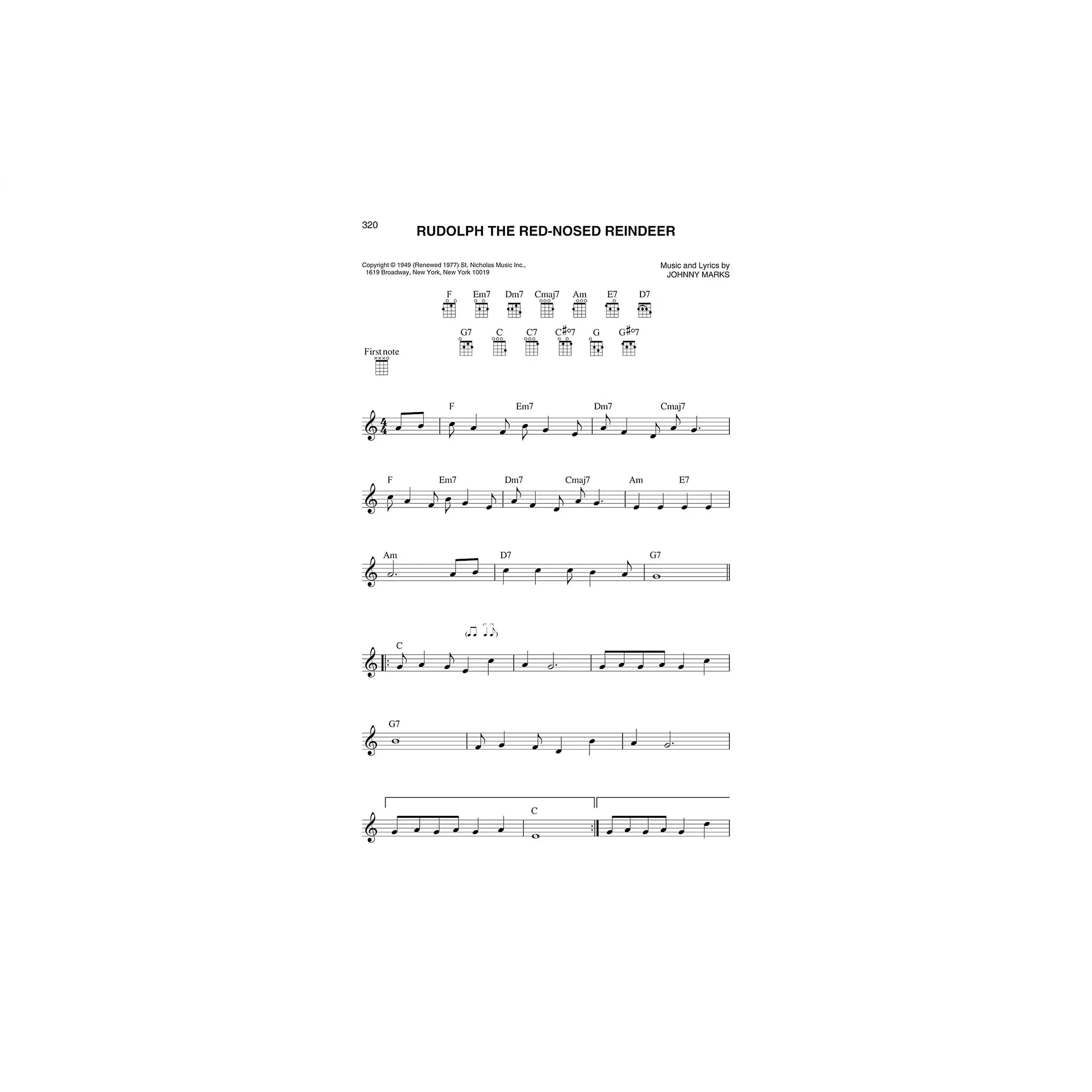 XMASfakebooksheet2 | Terry Carter Music Store