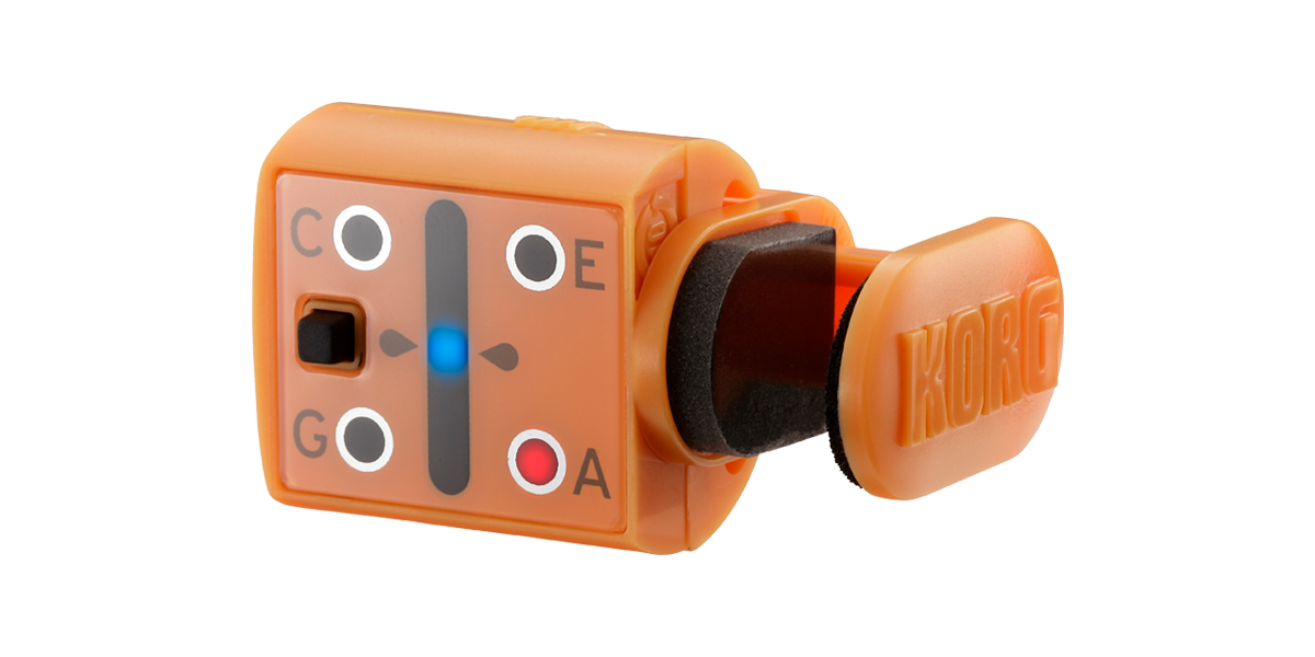 Korg MINIPITCH-OR Clip On Ukulele Tuner - ORANGE