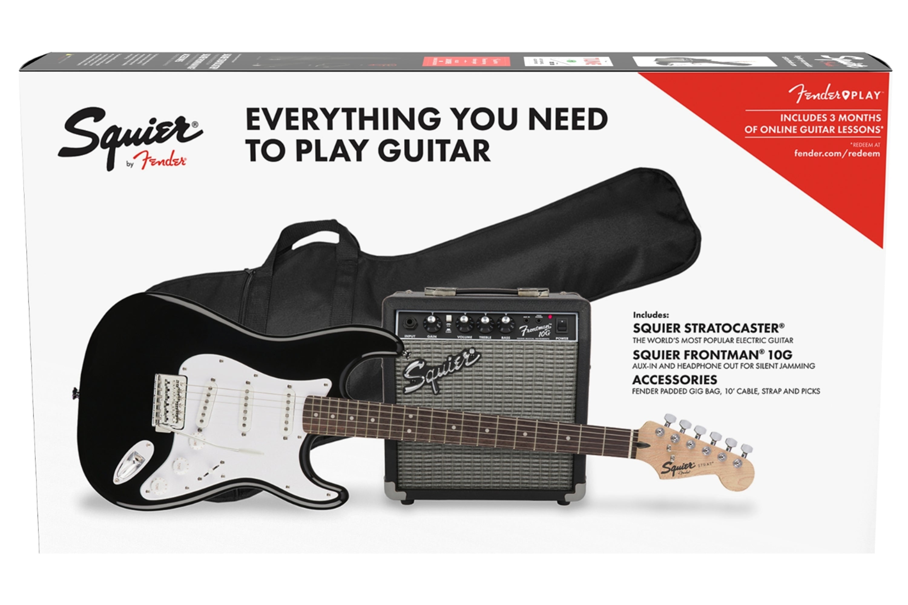 Squier By Fender Stratocaster Guitar Pack