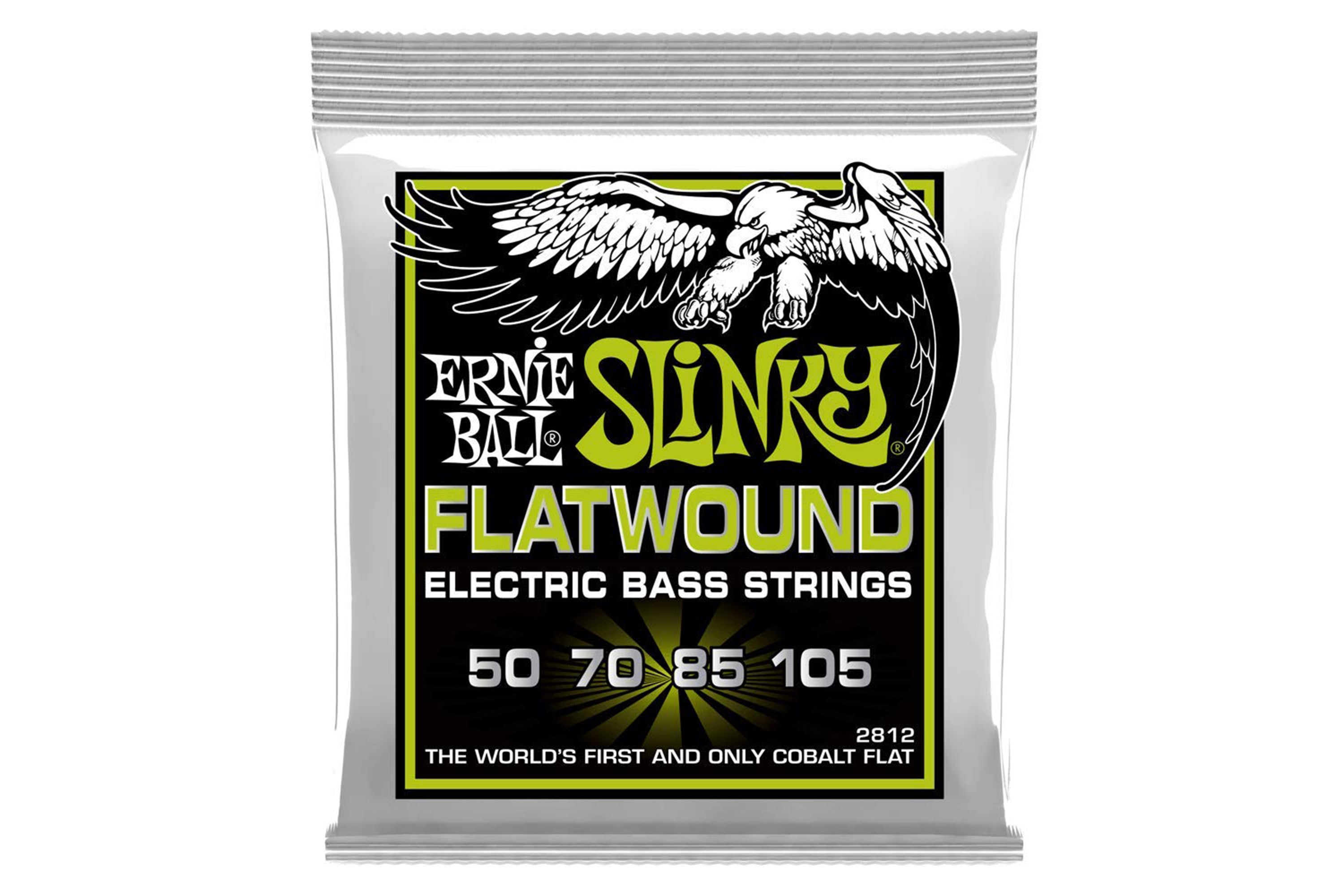 Ernie Ball Regular Slinky Flatwound Electric Bass Strings - 50-105 Gauge