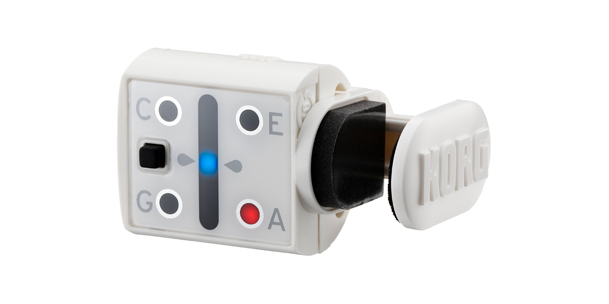 Korg MINIPITCH-WH Clip On Ukulele Tuner - WHITE