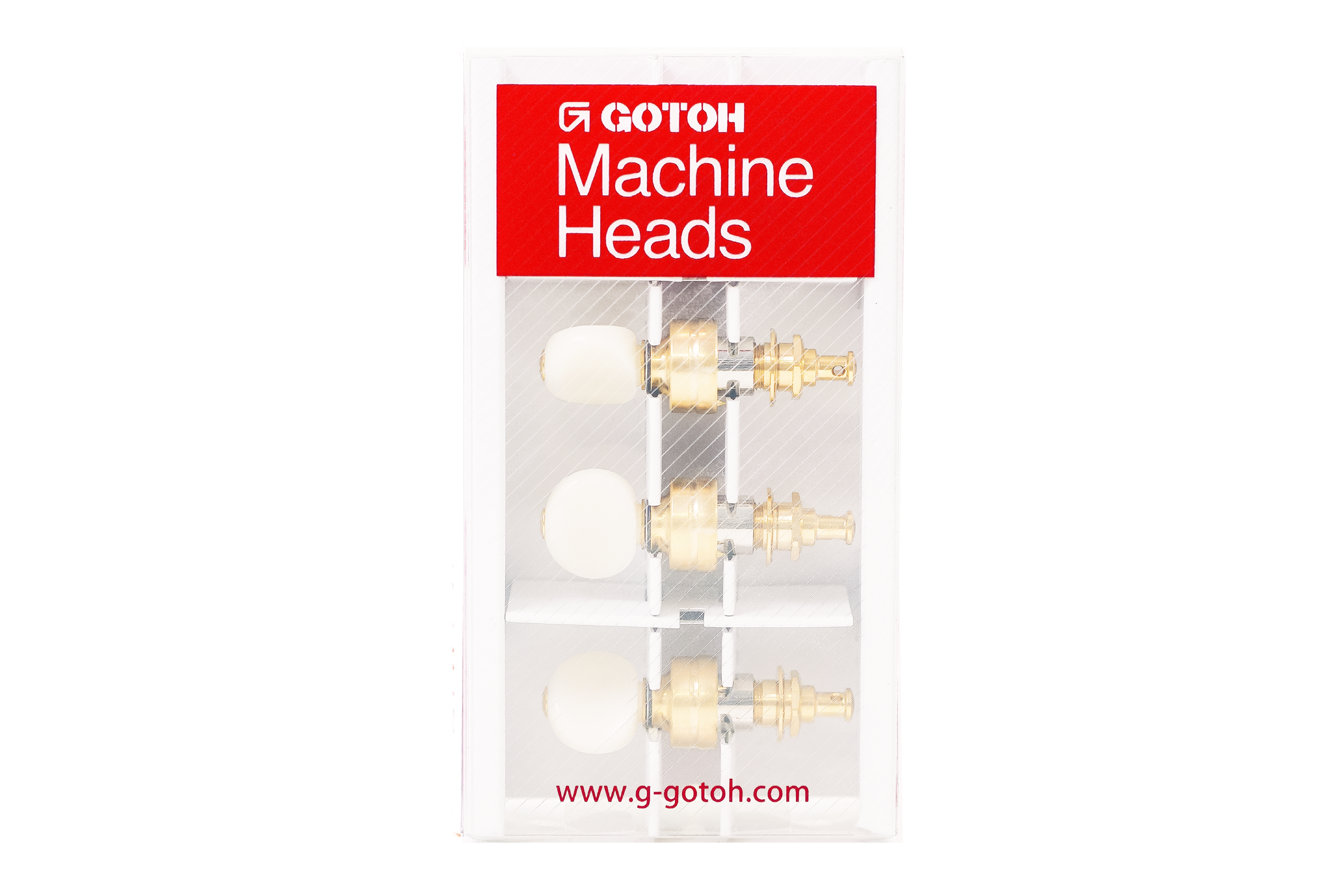 Gotoh UPTL Gold & White Planetary Ukulele Tuning Machines 1:4 Gear Ratio FULL SET of 4