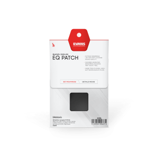 Evans EQ Single Pedal Patch Black Nylon - 2 Pack