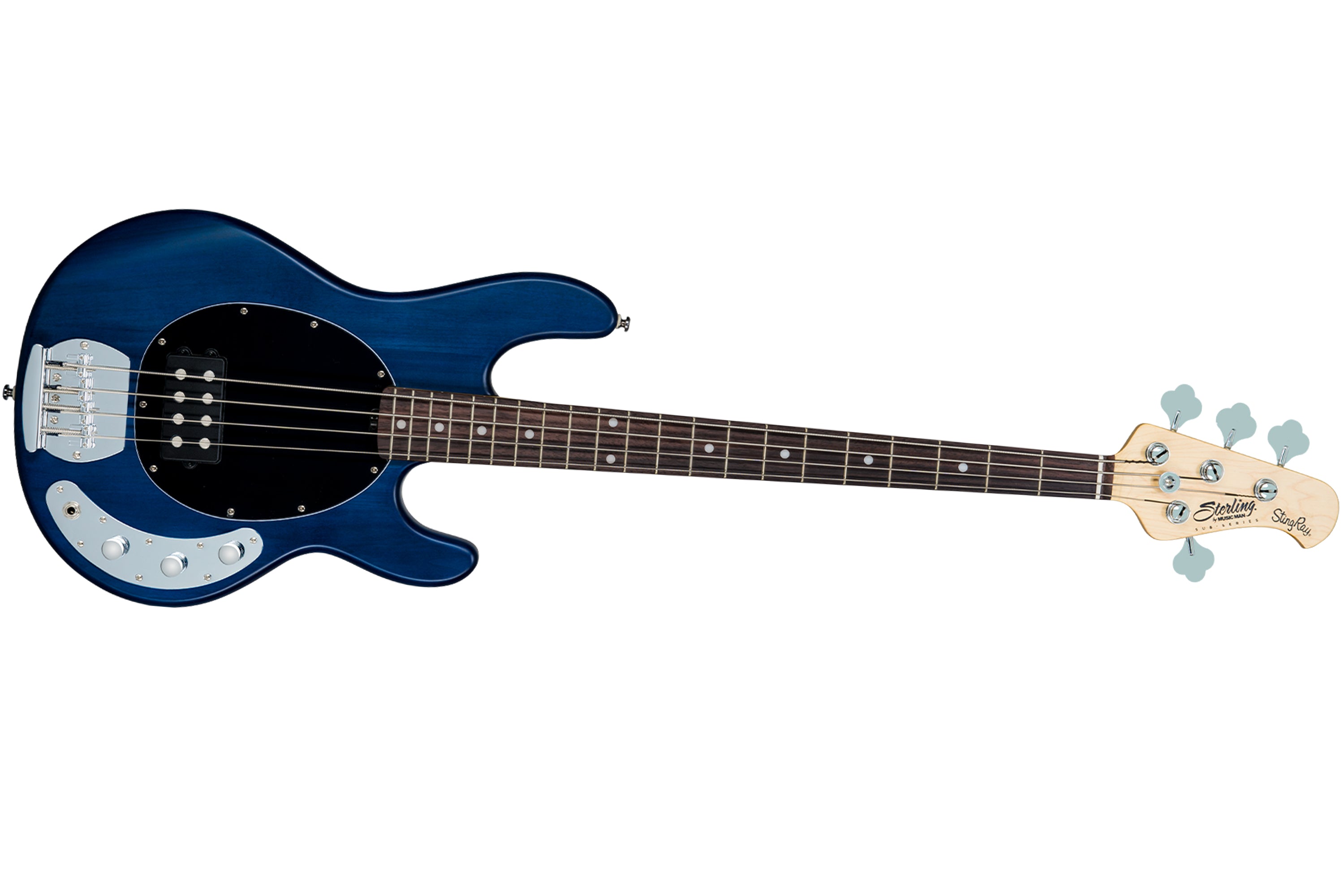 Sterling Music Man StingRay Ray4 Blue Electric Bass "AZURE