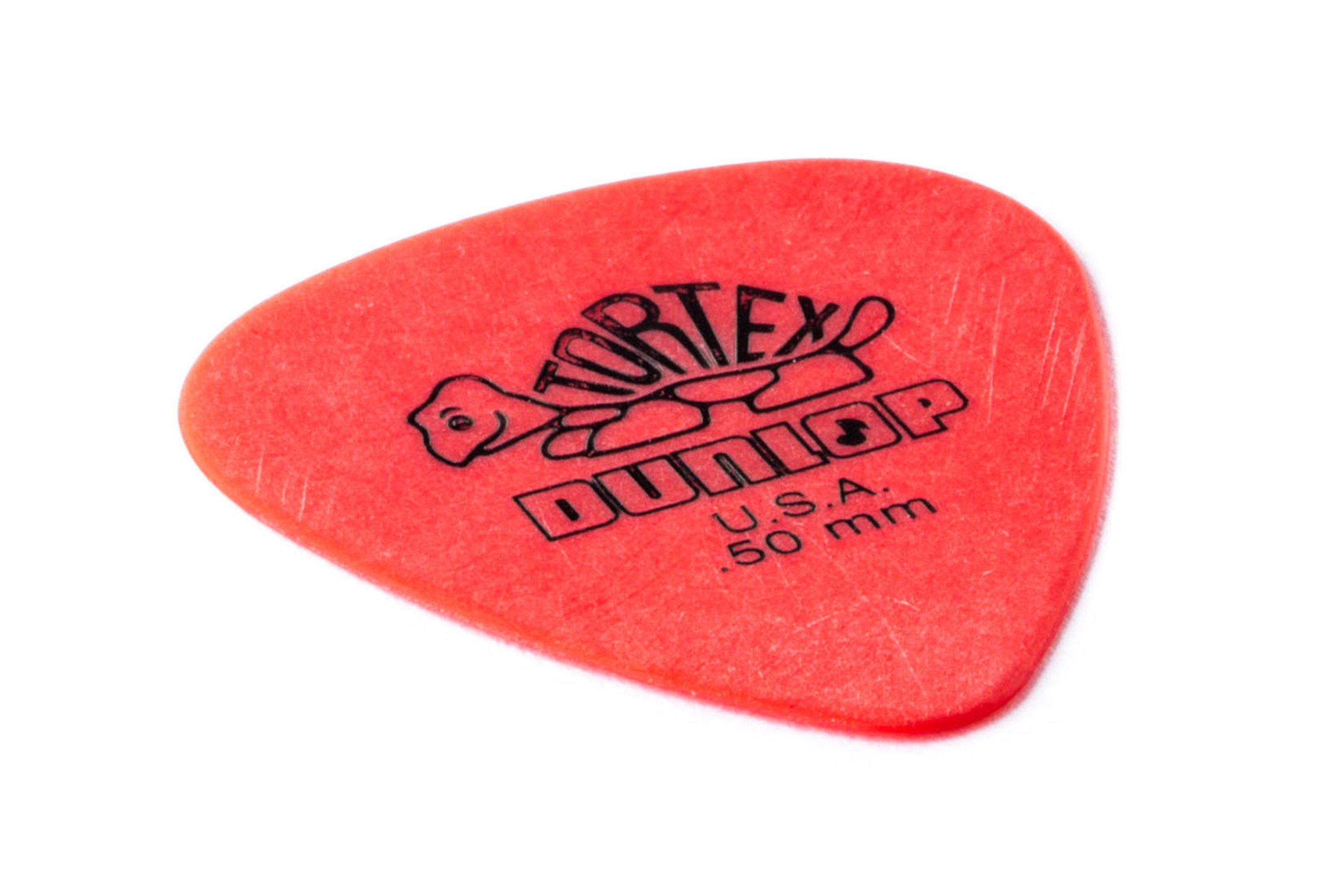 Dunlop Tortex® Standard .50mm Red Guitar & Ukulele Pick - SINGLE PICK