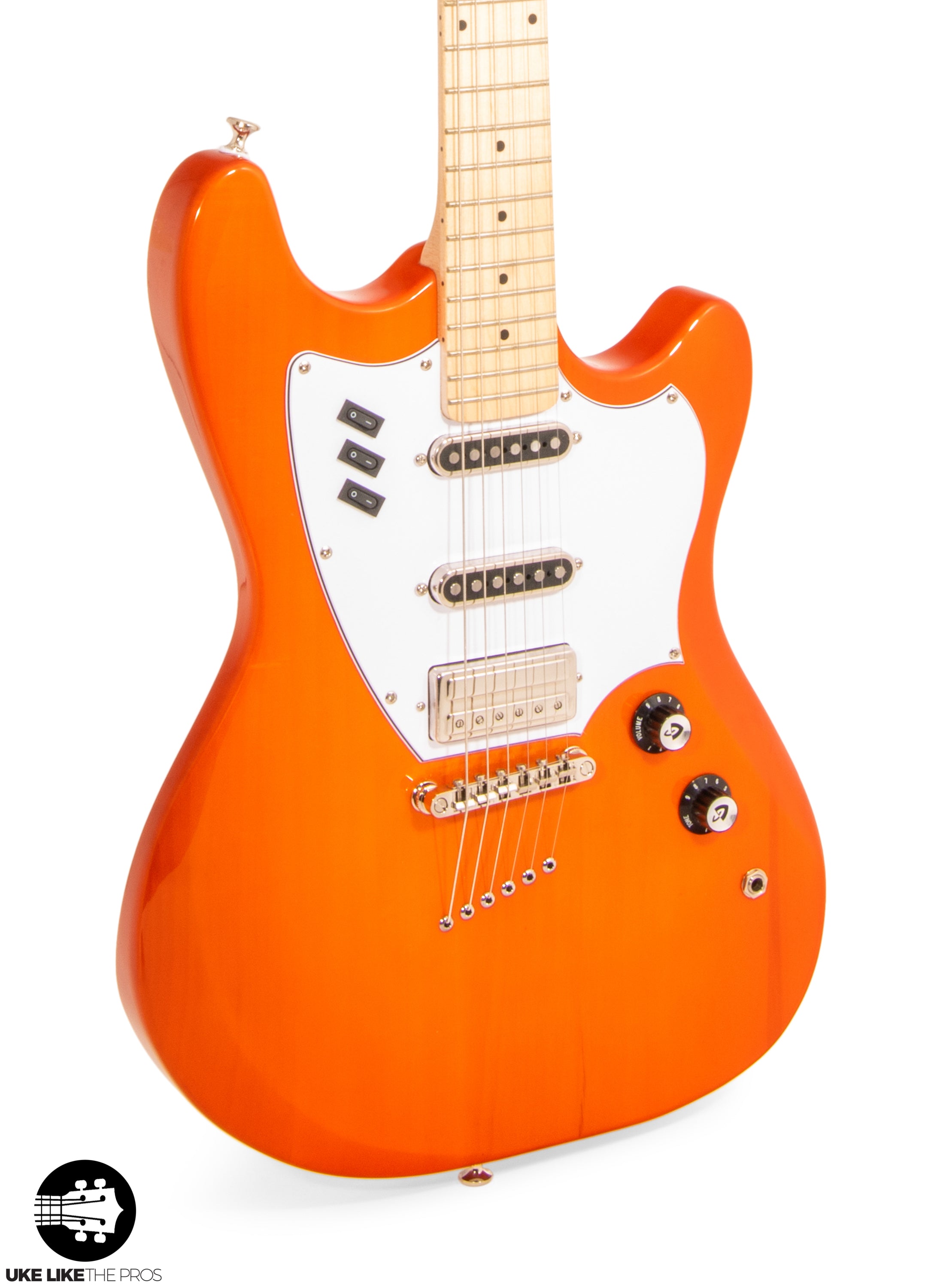 Guild Surfliner Electric Guitar Orange "Crazy Train"