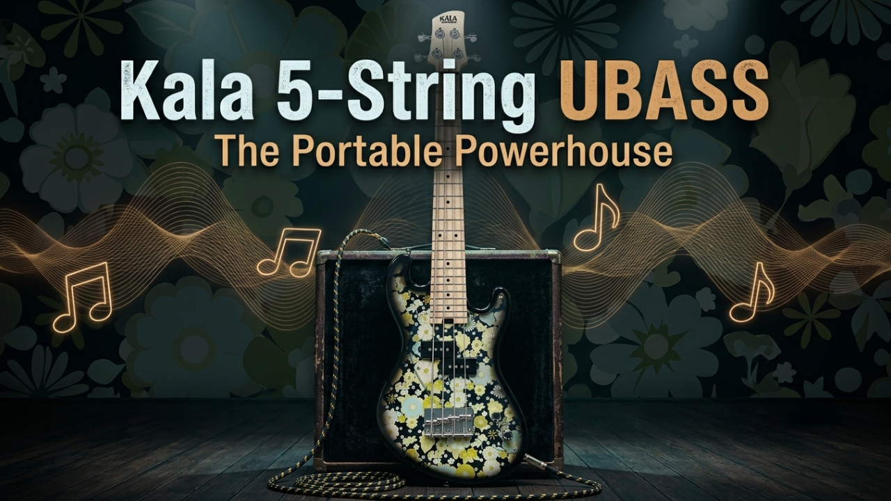 Breaking the Mold with the Kala Floral Black Solid Body U•BASS