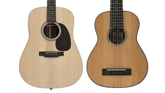 Comparing the Martin D-16E Guitar and Romero Creations Steel String Baritone Guilele