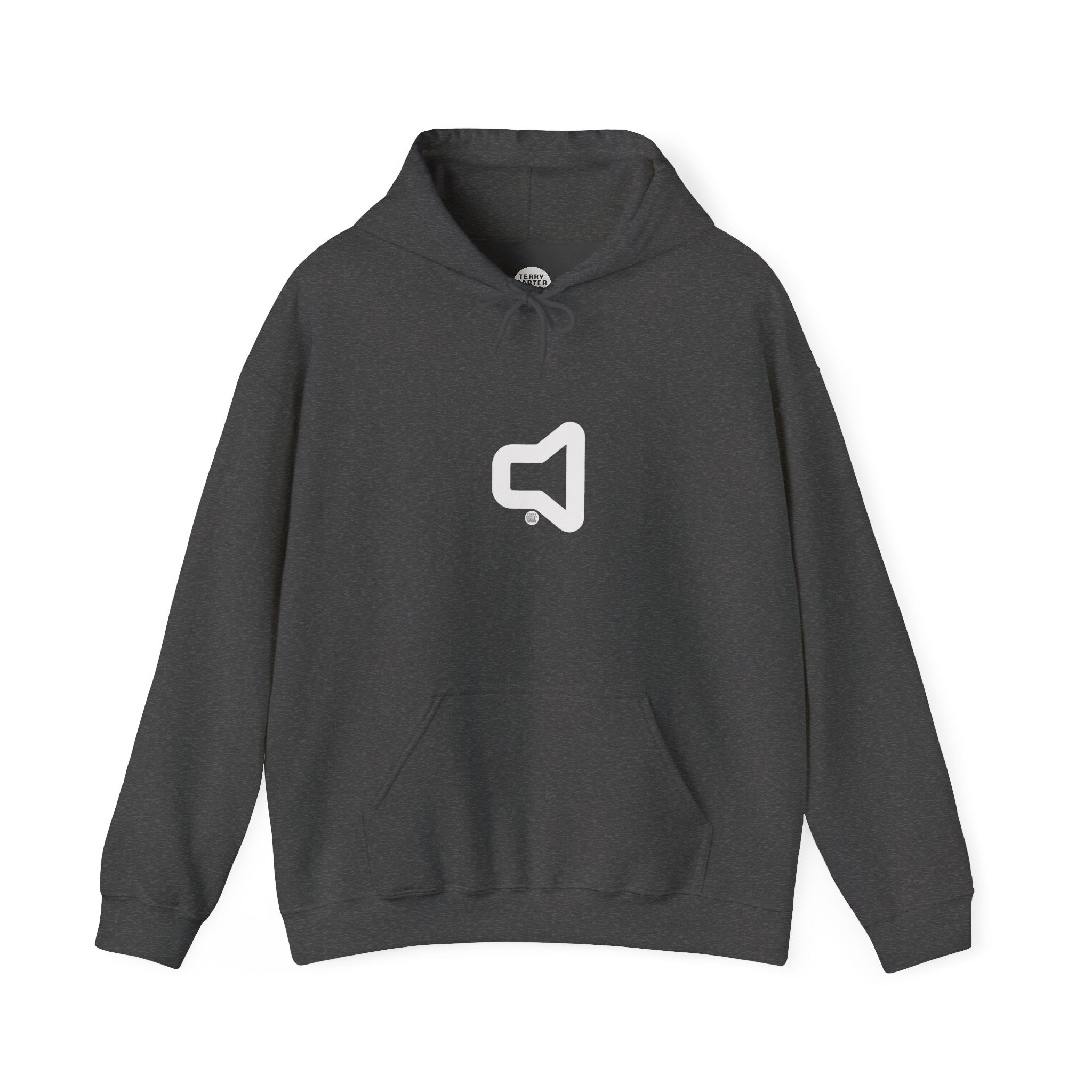 Speaker Icon Hoodie - White Logo