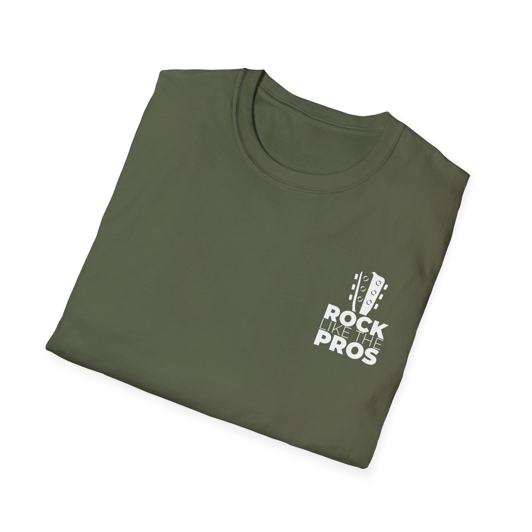 Rock Like The Pros T-Shirt - White Logo
