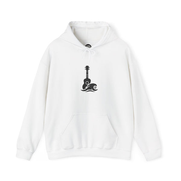 Ukulele Musician Hoodie - White Logo