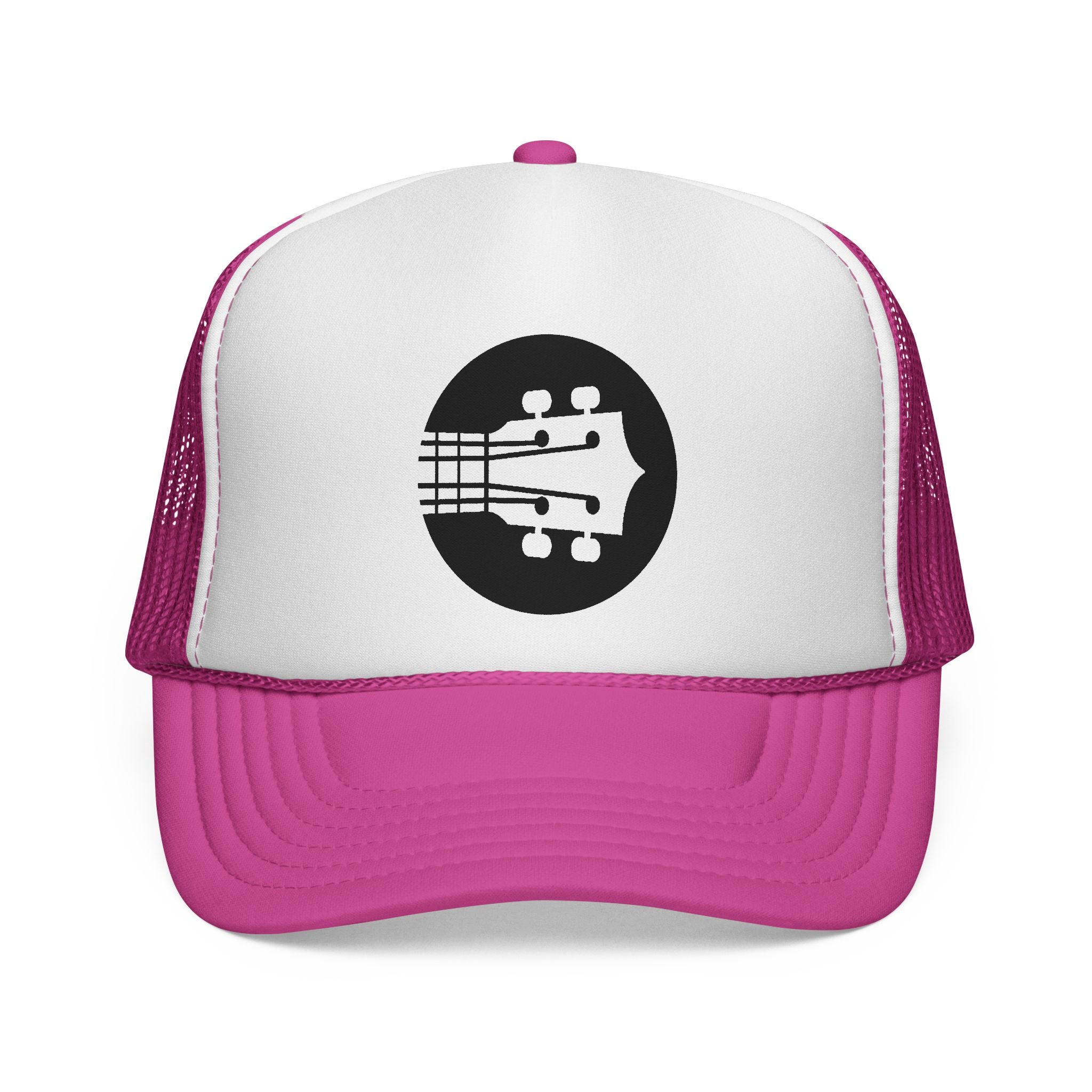 Uke Like The Pros Trucker Hat - Black Logo