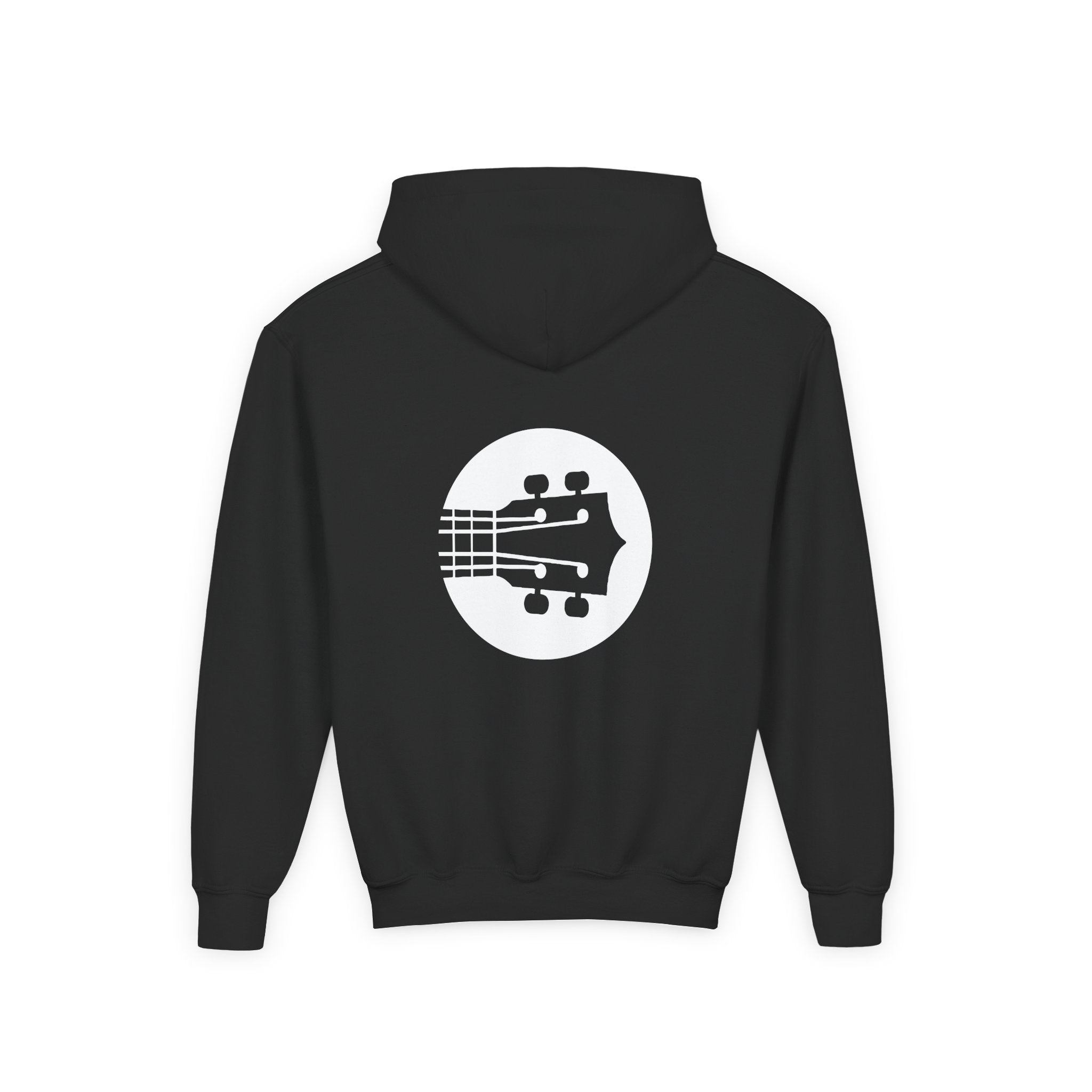 Uke Like The Pros Youth Hoodie - White Logo