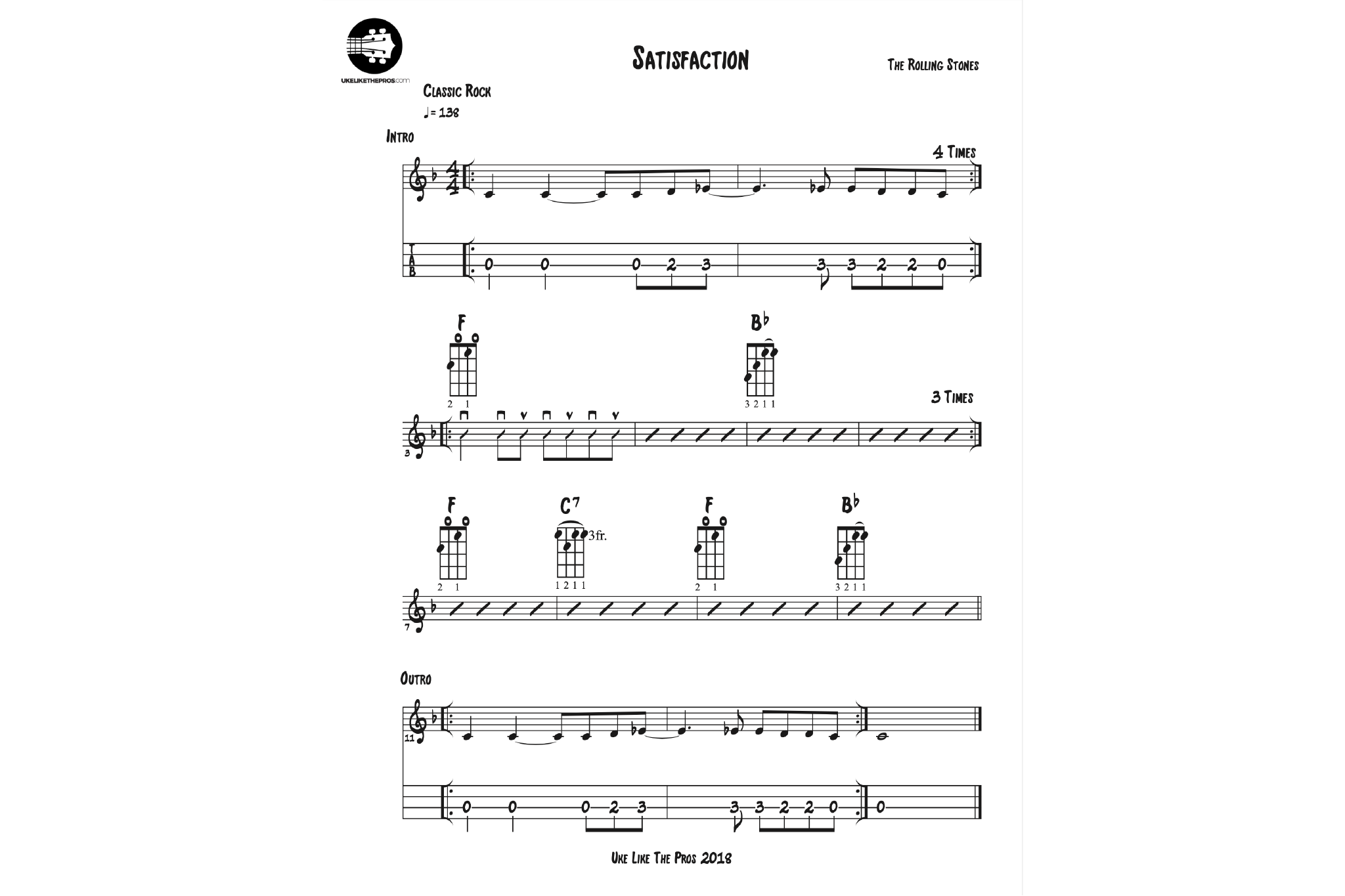 10 Classic Rock Licks For Ukulele - Uke Like The Pros