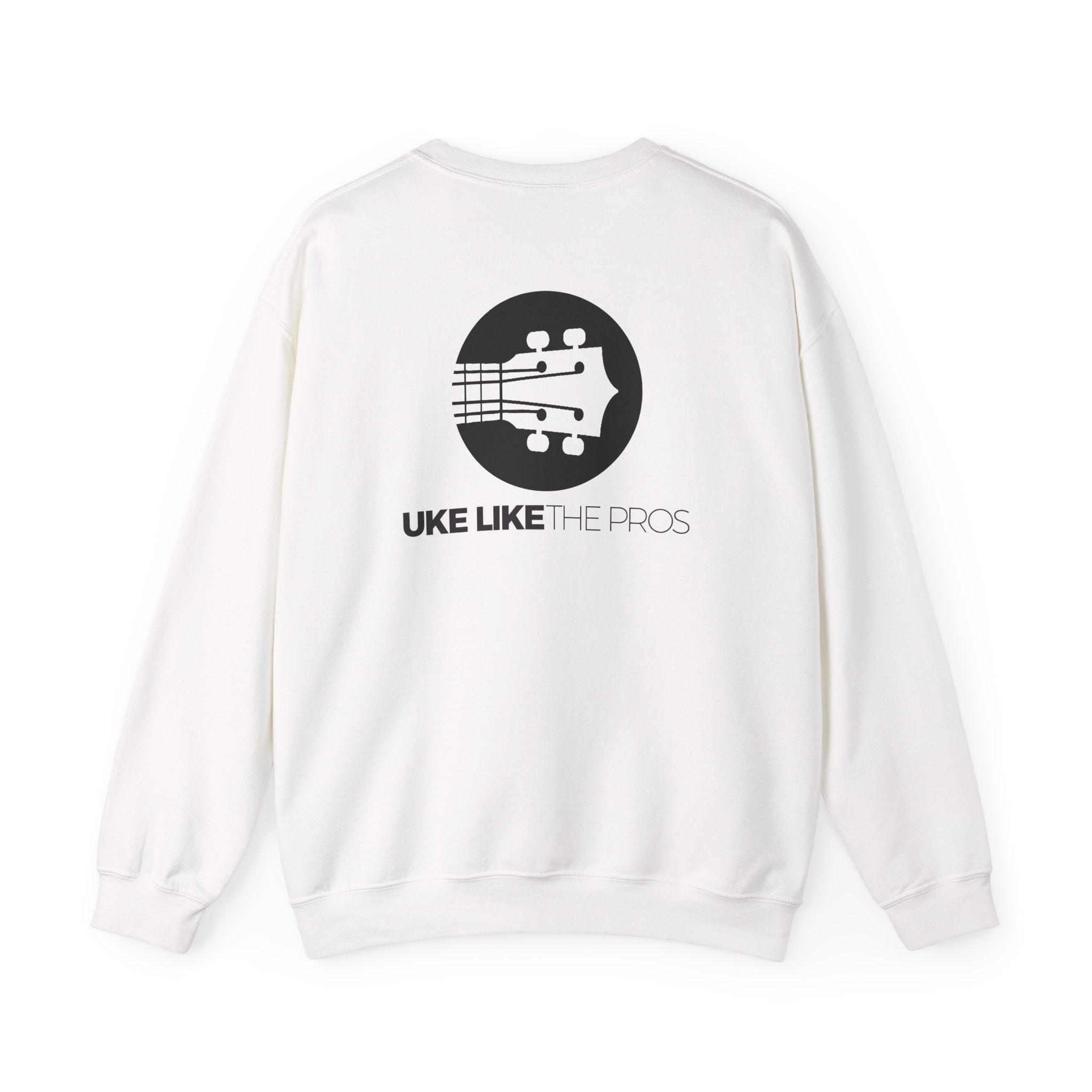 Uke Like The Pros Sweatshirt - Black Logo