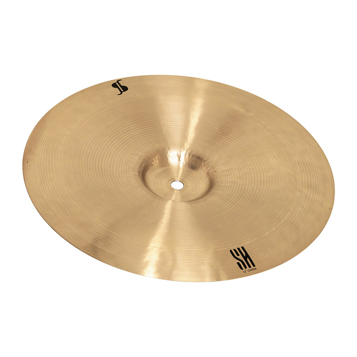 Stagg SH-CH12R 12-inch SH Regular China cymbal, angled view showing the SH logo