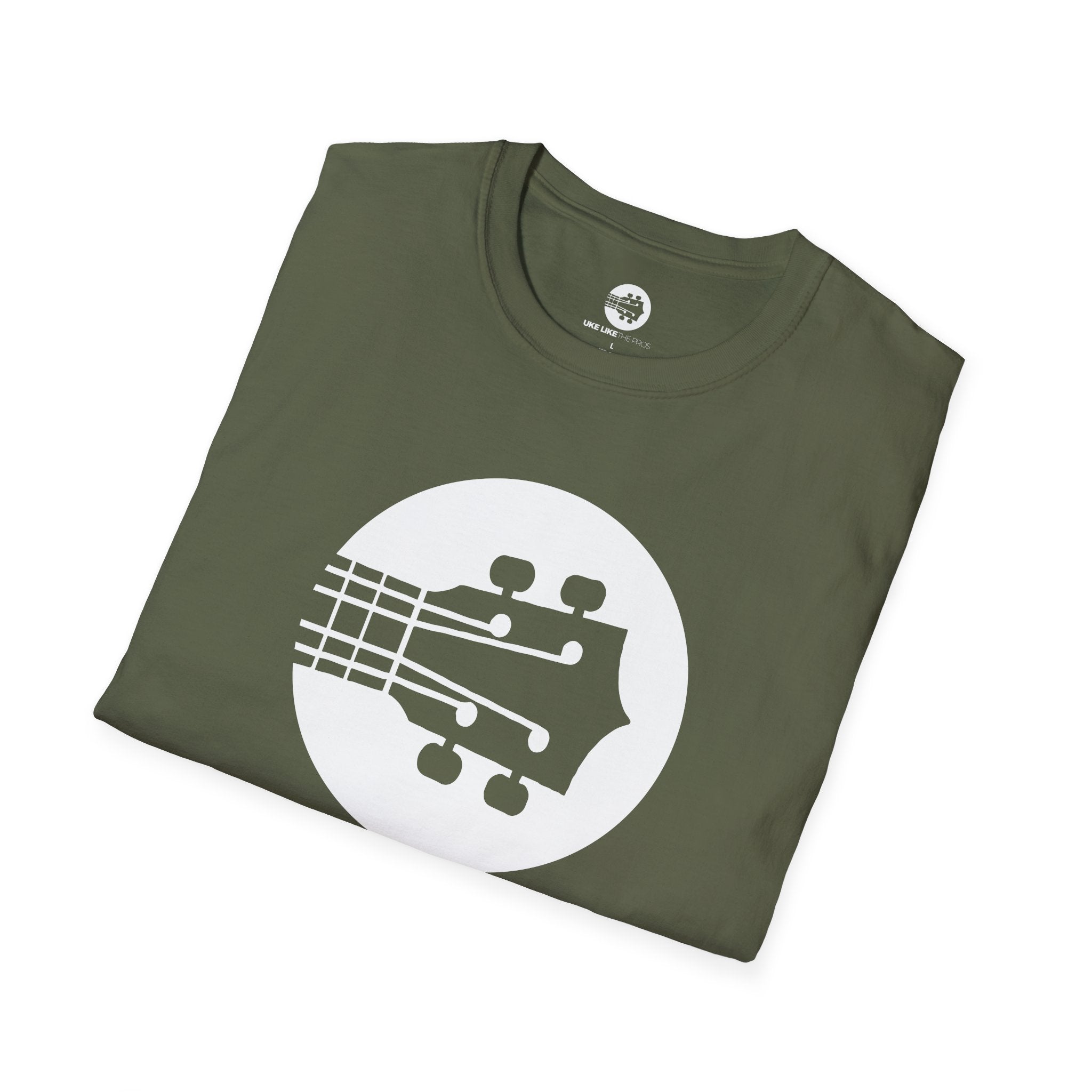 Uke Like The Pros T-Shirt - White Logo