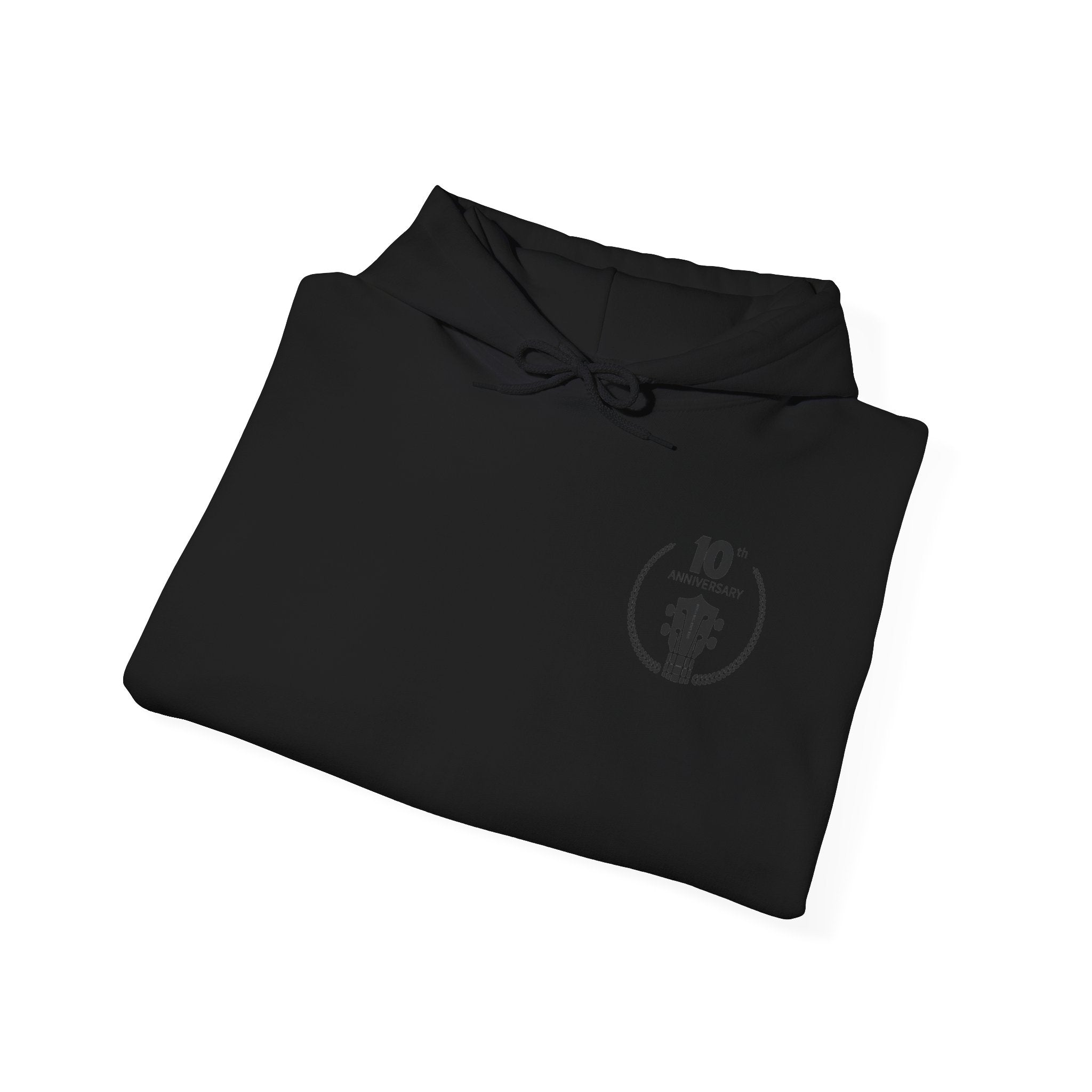 Uke Like The Pros 10th Anniversary Pullover Hoodie - Black Logo
