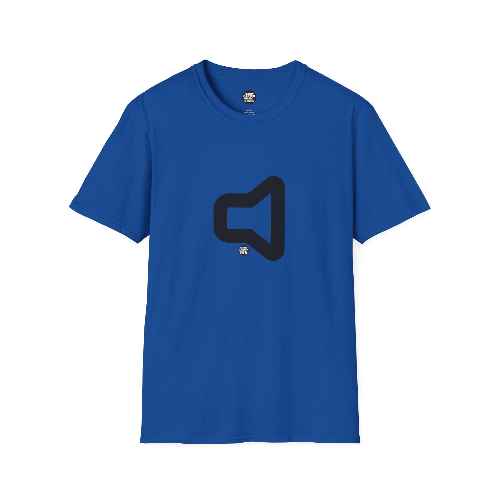 Speaker Icon T‑Shirt - Black Logo