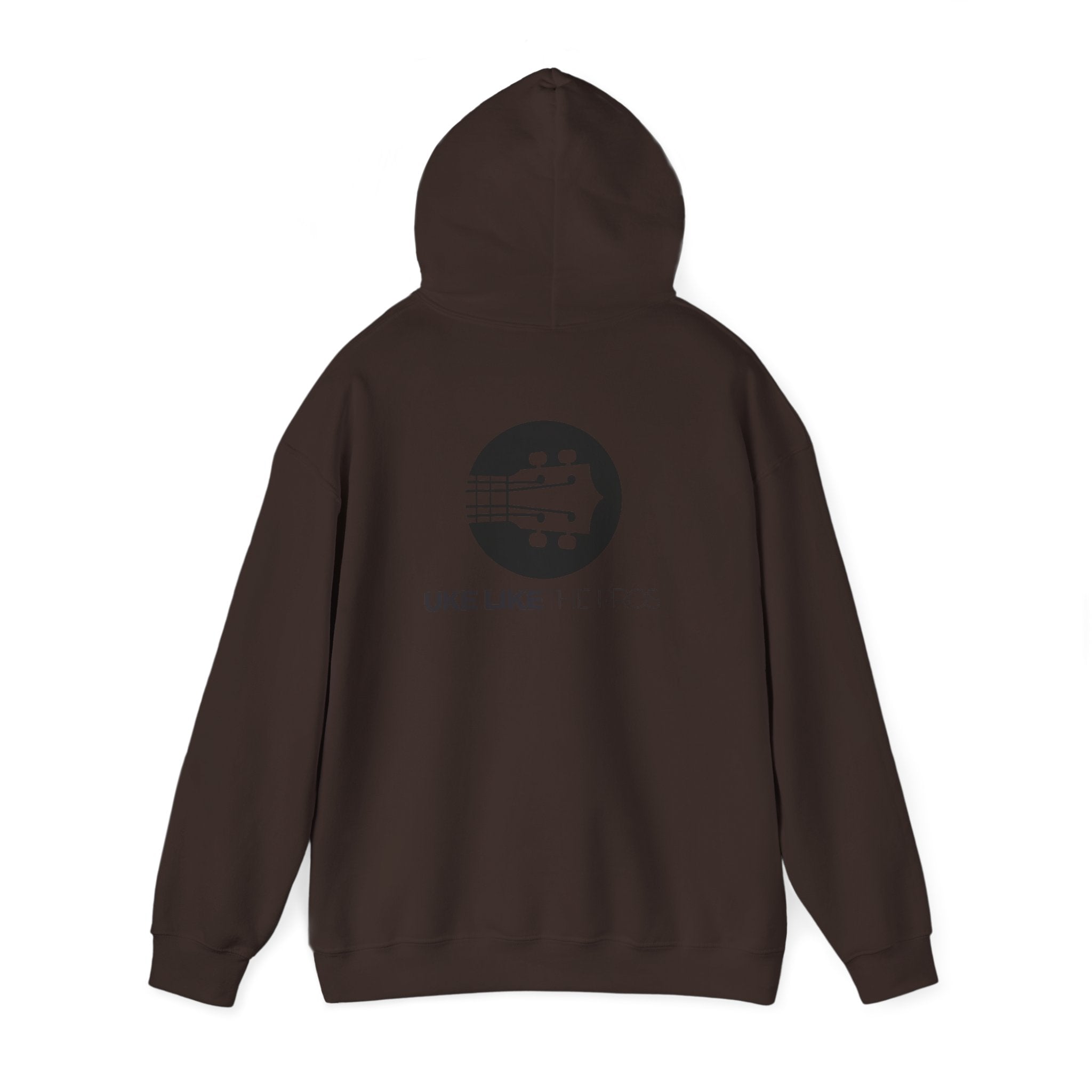 Uke Like The Pros Hoodie - Black Logo Pullover