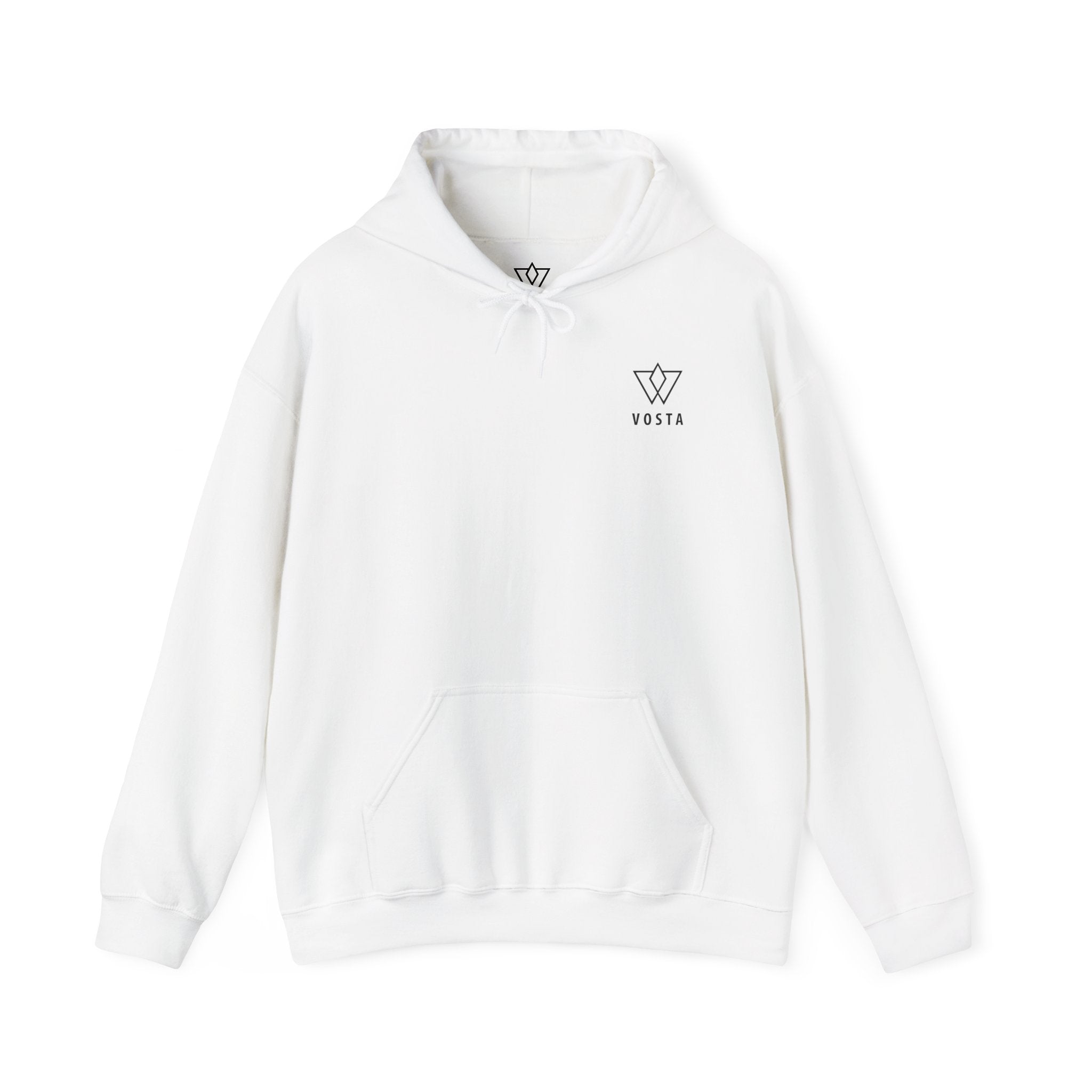Vosta Hoodie - Black Logo Pullover