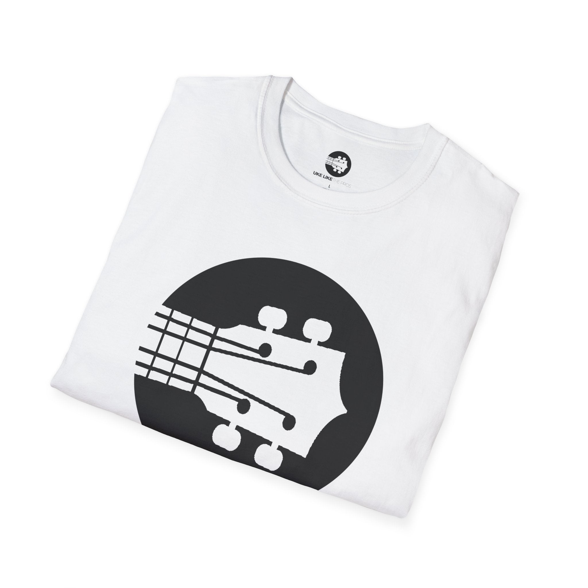 Uke Like The Pros T-Shirt - Black Logo