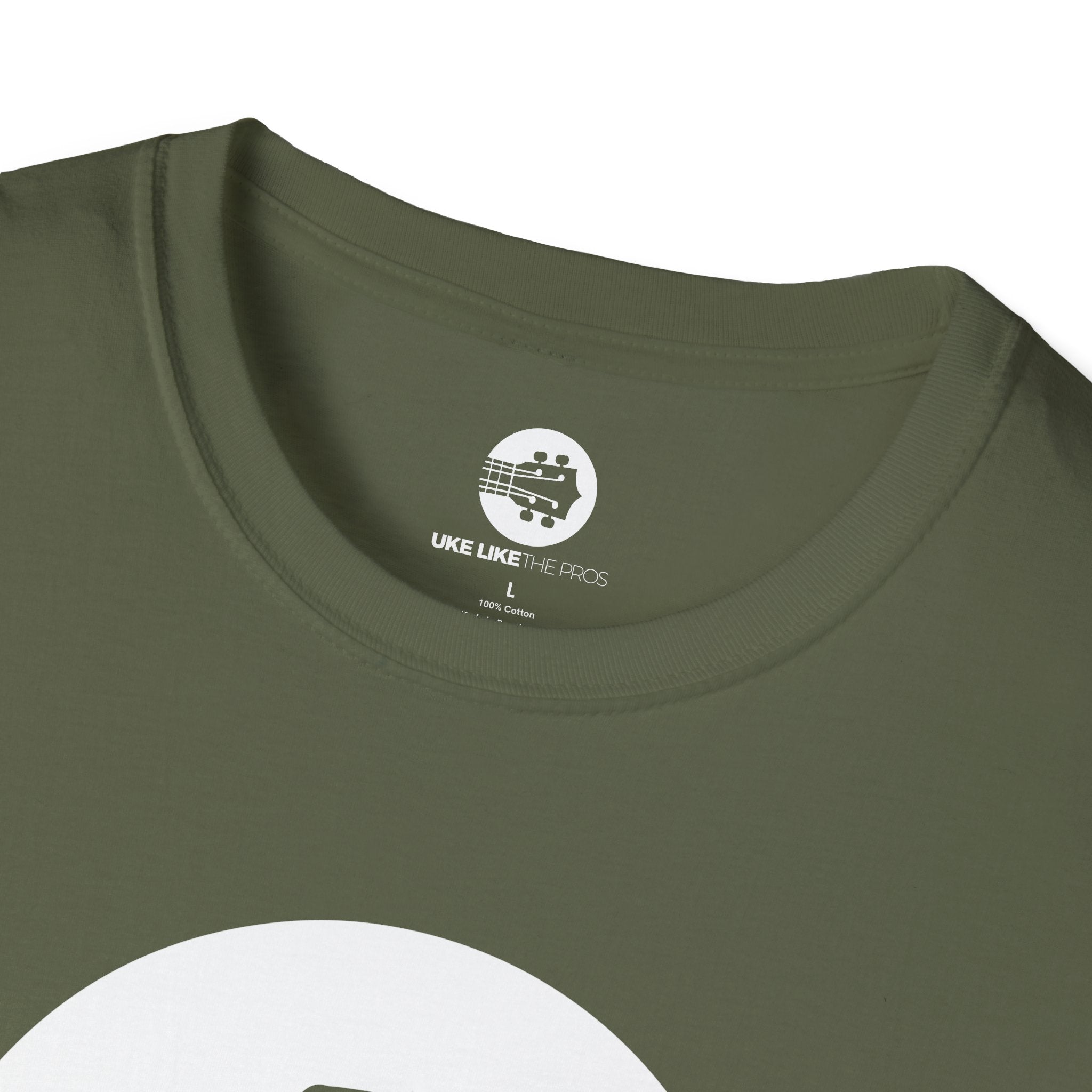 Uke Like The Pros T-Shirt - White Logo