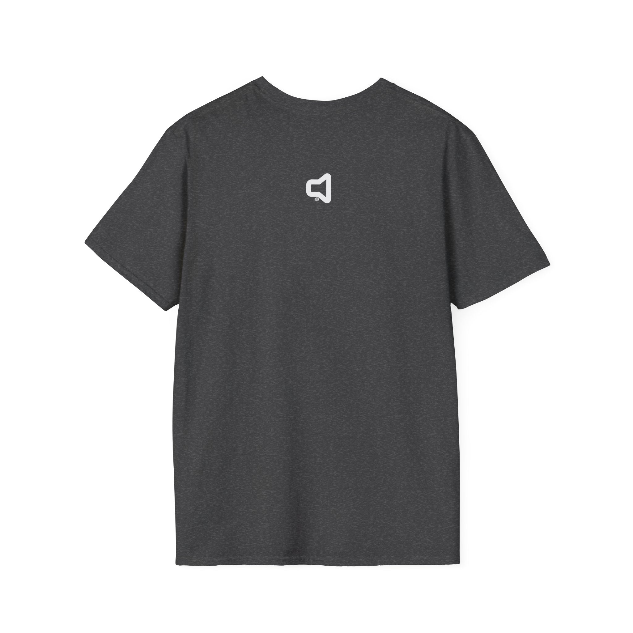 Speaker Icon T‑Shirt - White Logo